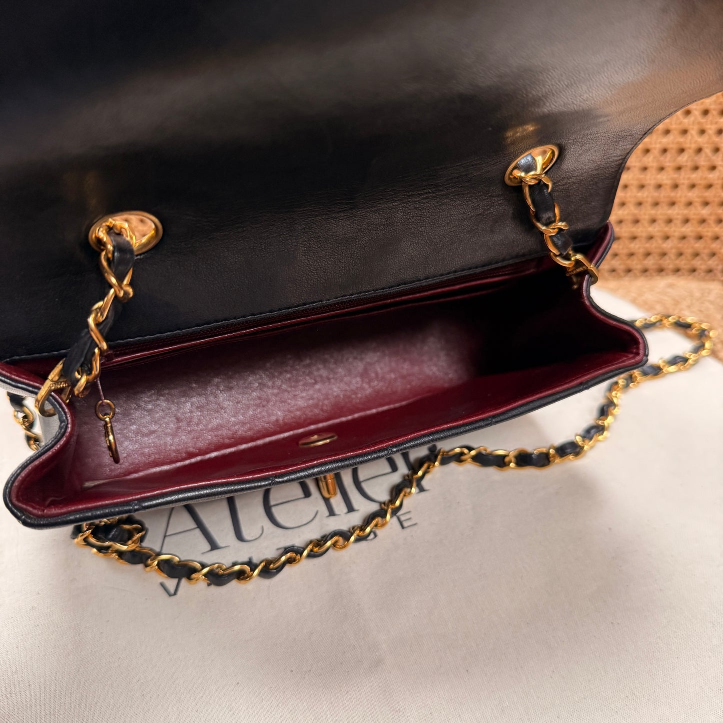 Chanel 1991 Vintage Classic Diana Small