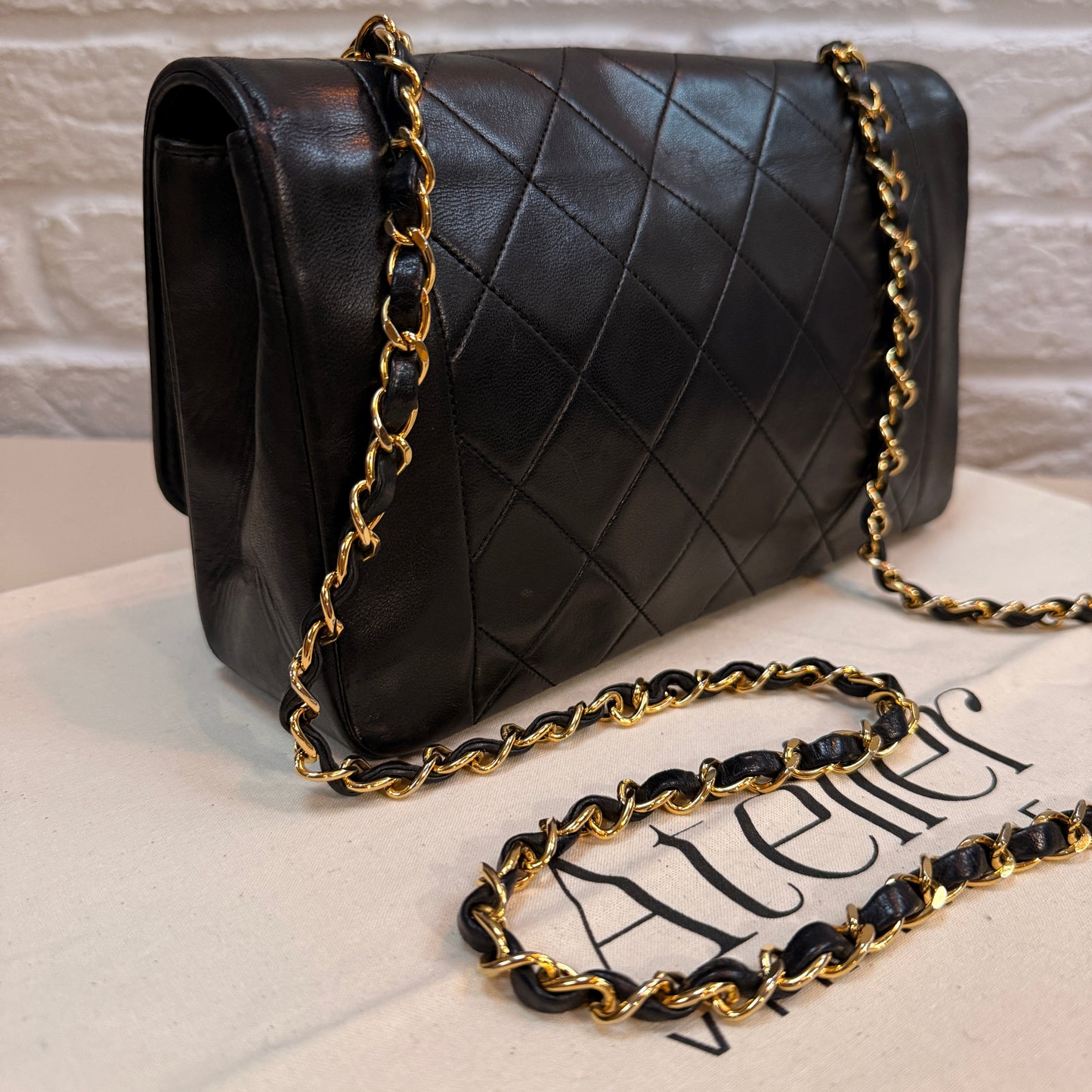 Chanel 1989 Classic Medium Rectangle square Flap