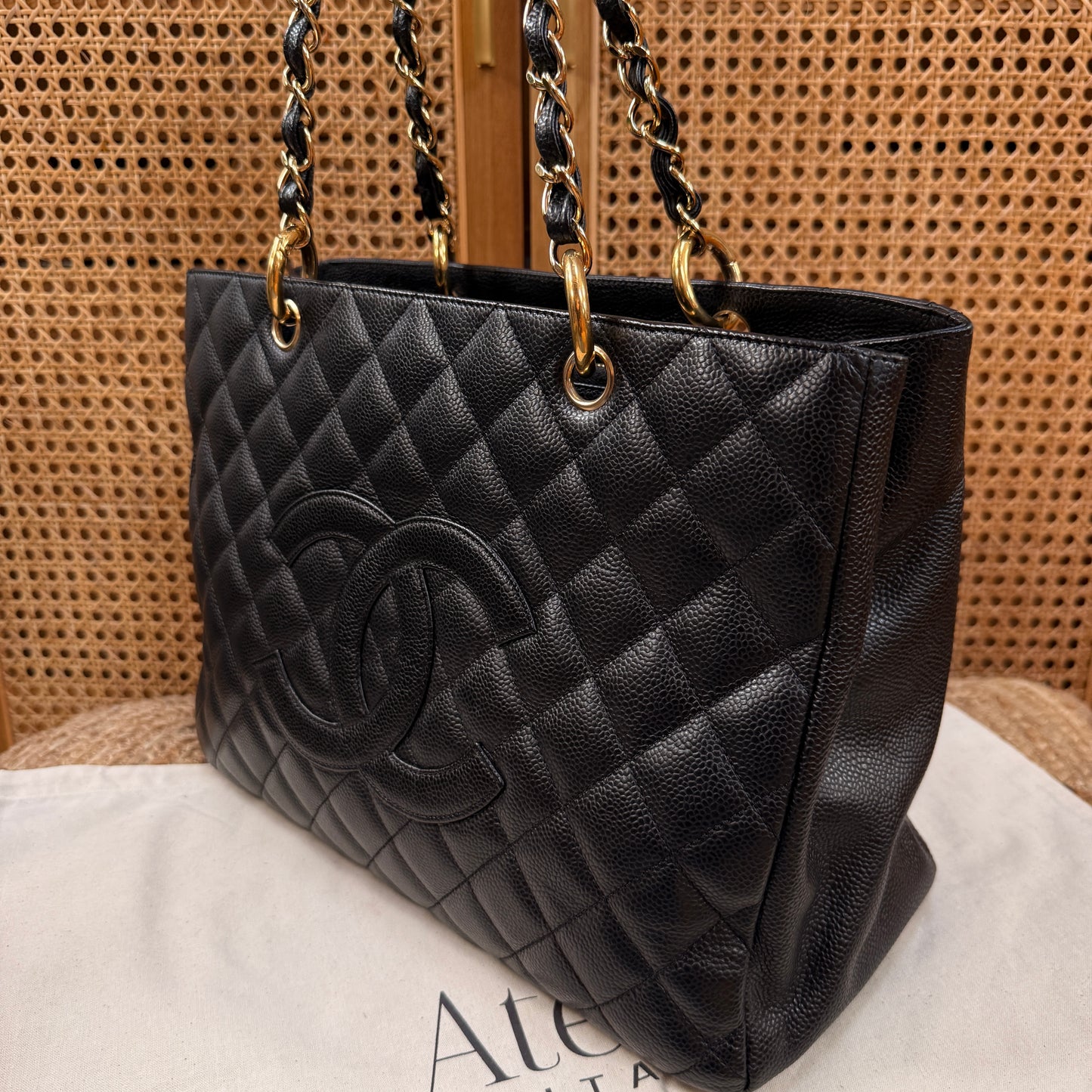 Chanel Classic Black Caviar GST
