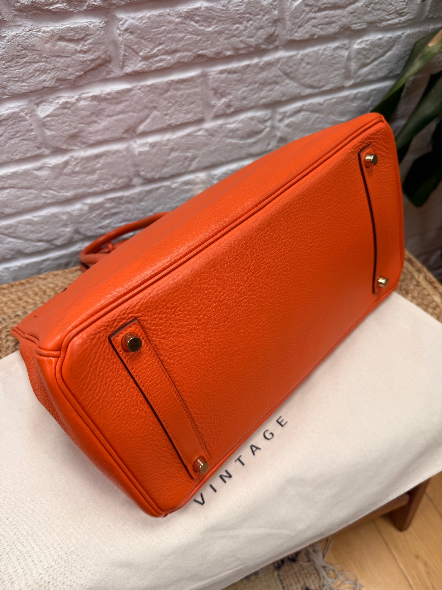 Hermes Birkin 35 Clemence Leather 2011