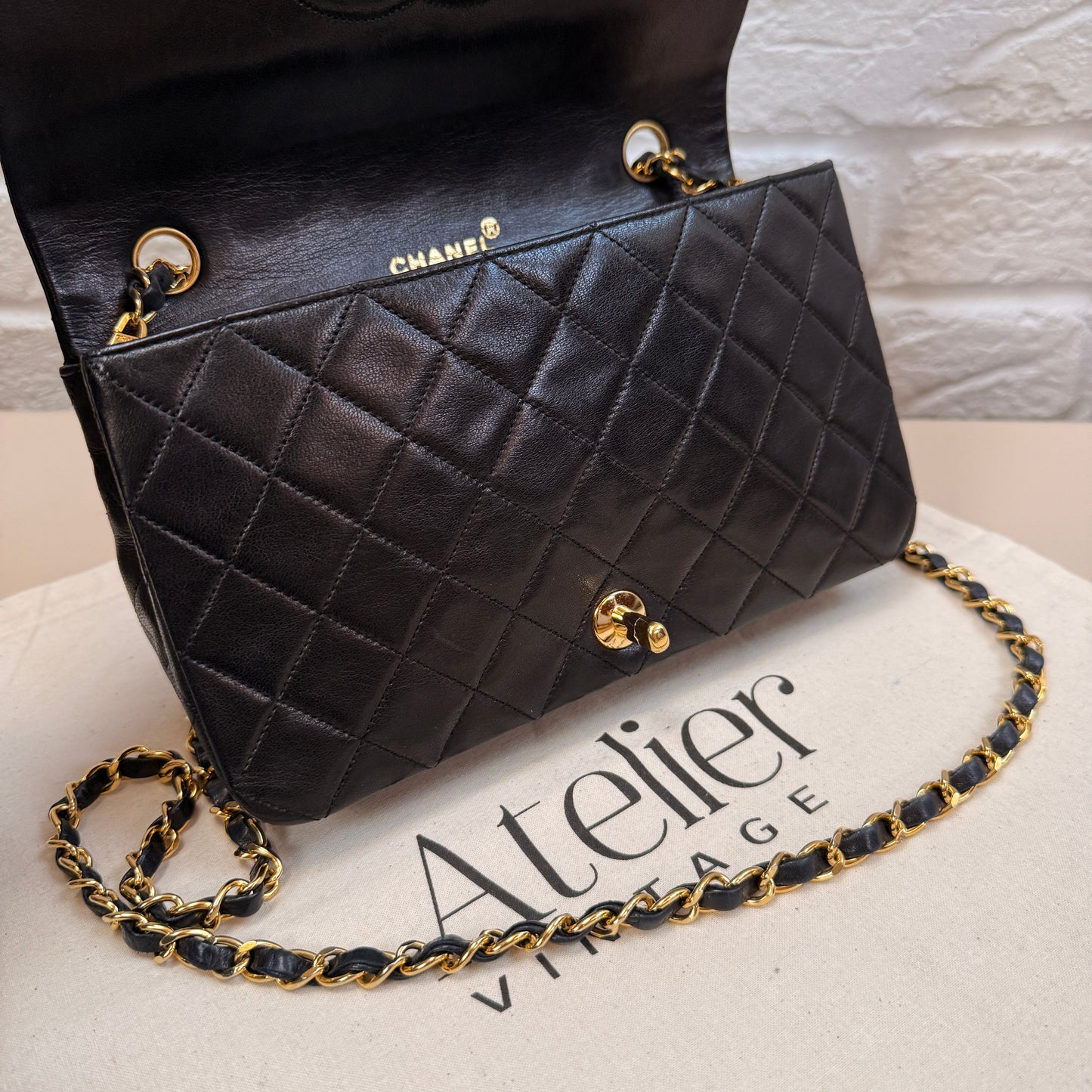 Chanel 1989 Classic Medium Rectangle Full Flap