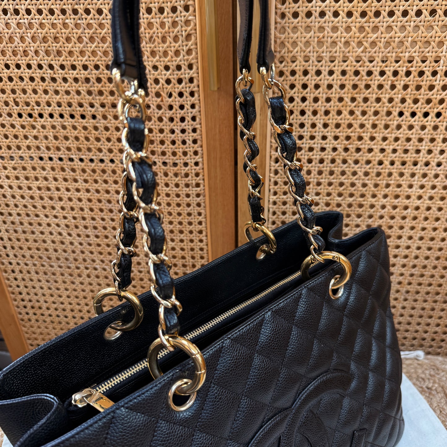 Chanel Classic Black Caviar GST