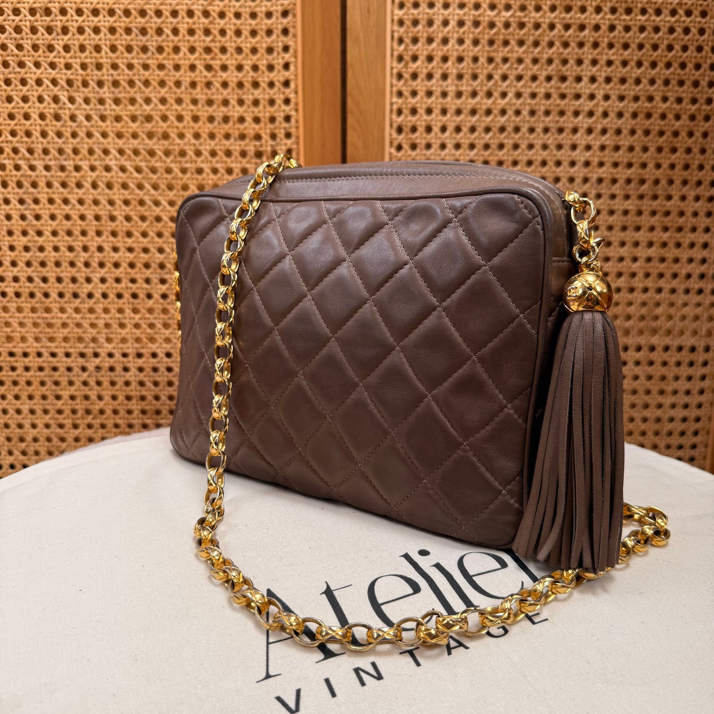 Chanel 1991 Rare CC Camera Bag Bijoux Strap