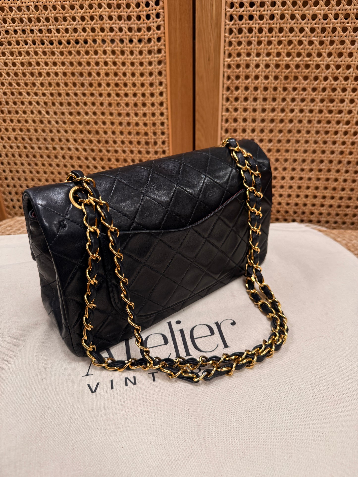 Chanel 1991 Black Classic Double Flap Small