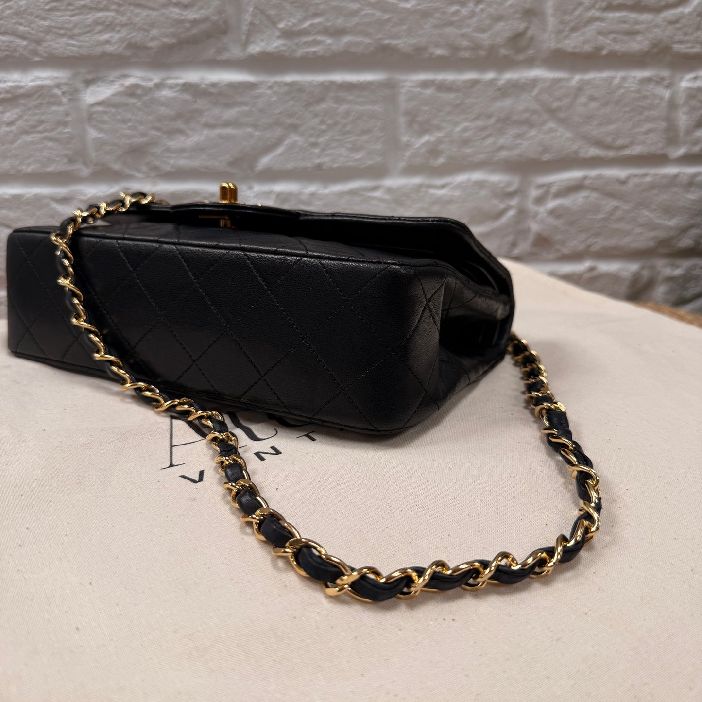 Chanel 1989 Black Classic Double Flap Small