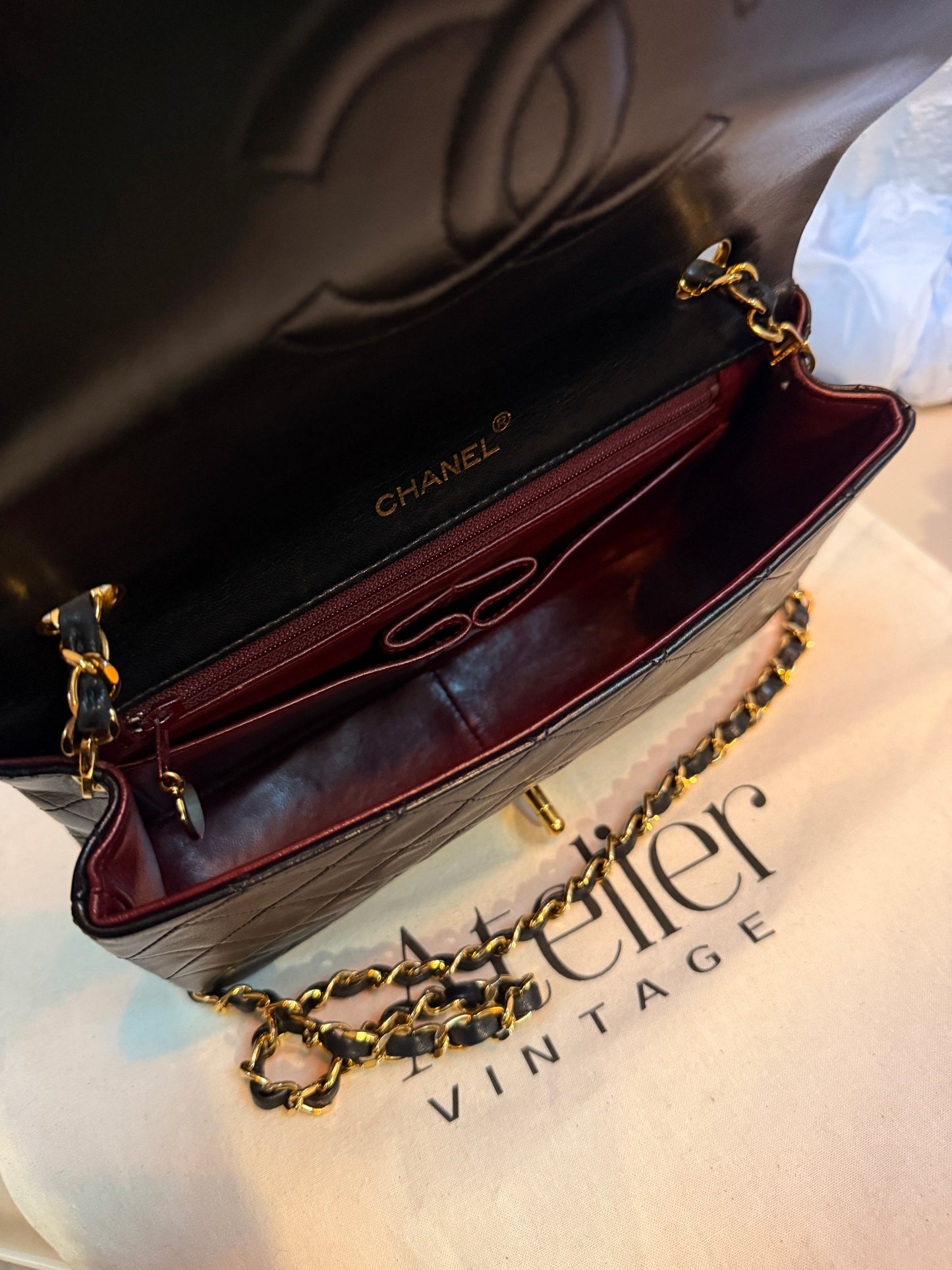 Chanel 1989 Classic Medium Rectangle Full Flap