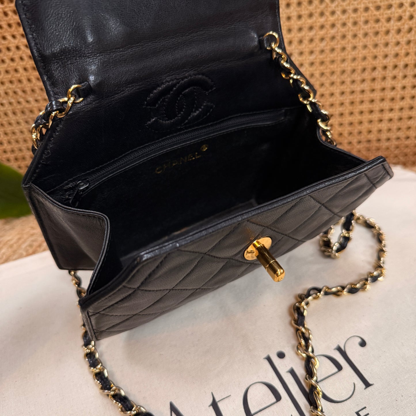 Chanel 1989 Rare Octagon Single Flap