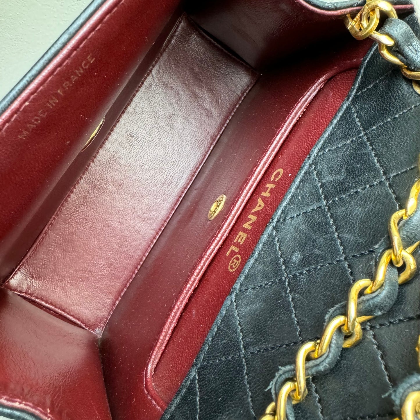 Chanel 1989 Quilted Lambskin Trapeze Bag