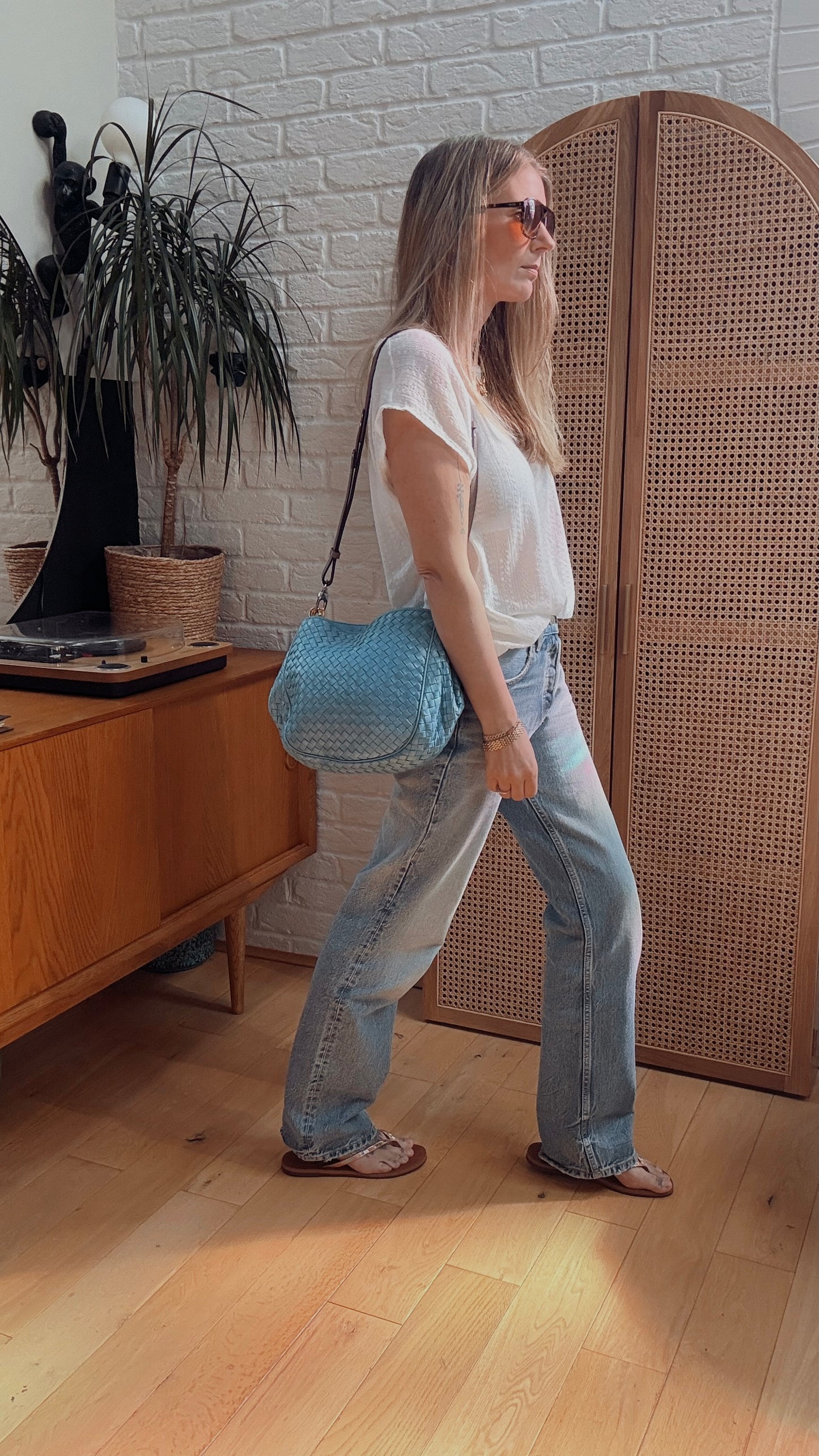 Bottega Veneta 1980s Intrecciato Leather Tote