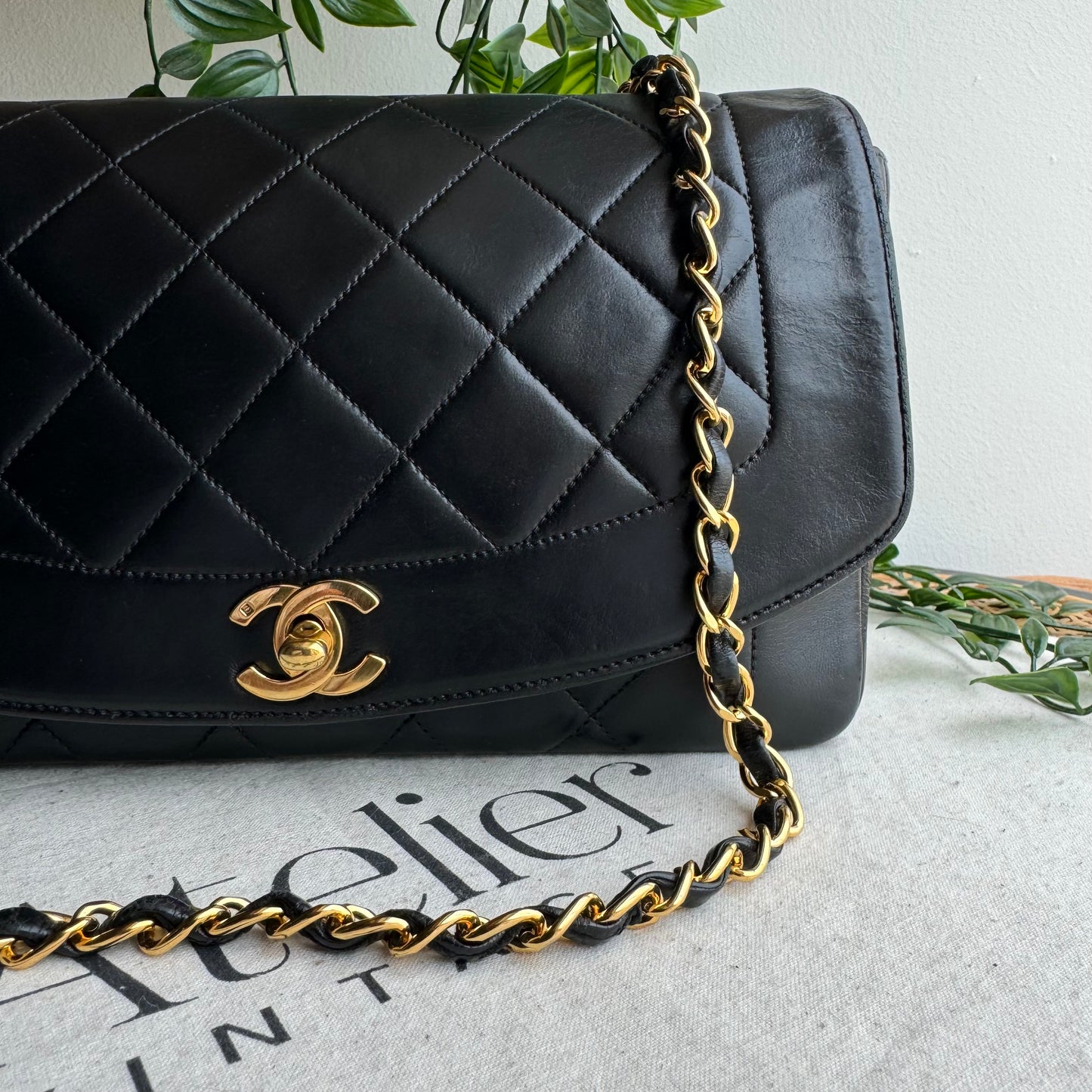 Chanel 1991 Vintage Classic Medium Diana