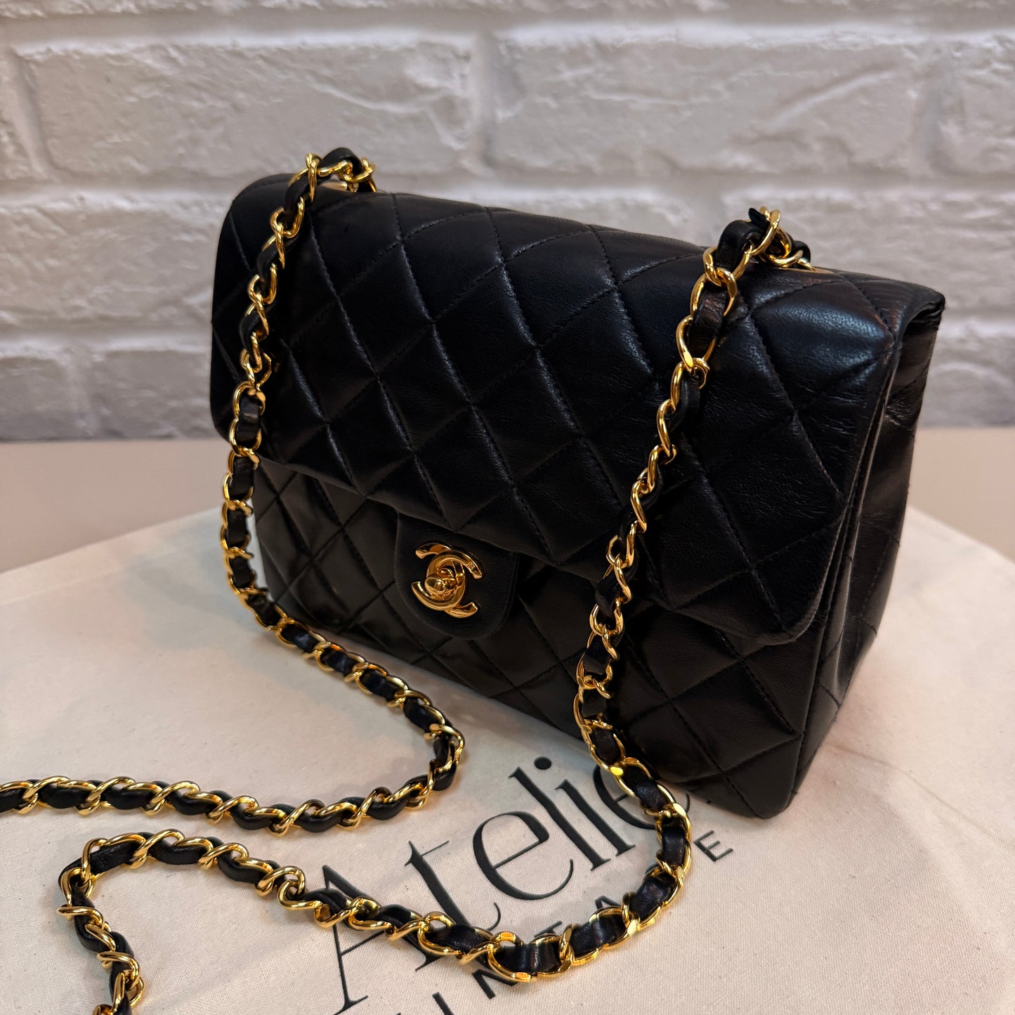 Chanel 1991 Classic Square Single Flap Medium