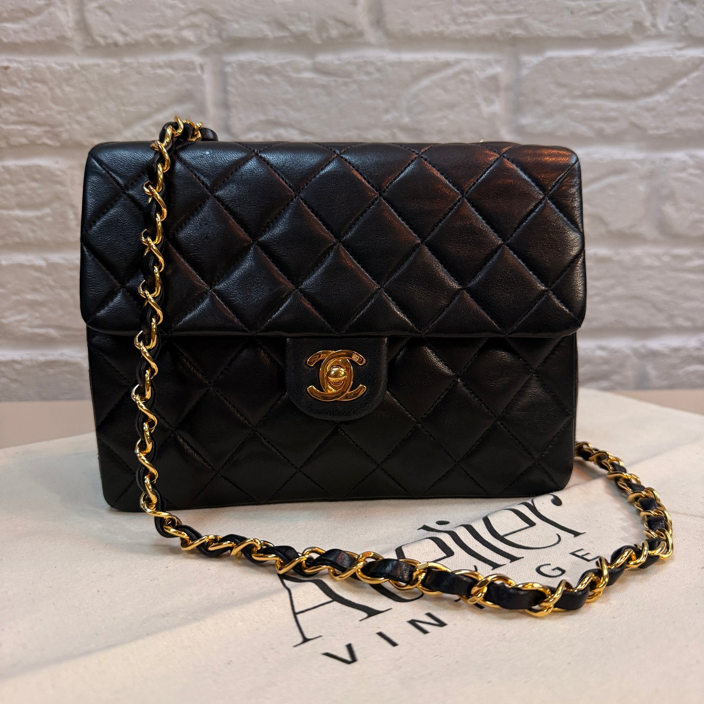 Chanel 1991 Classic Square Single Flap Medium