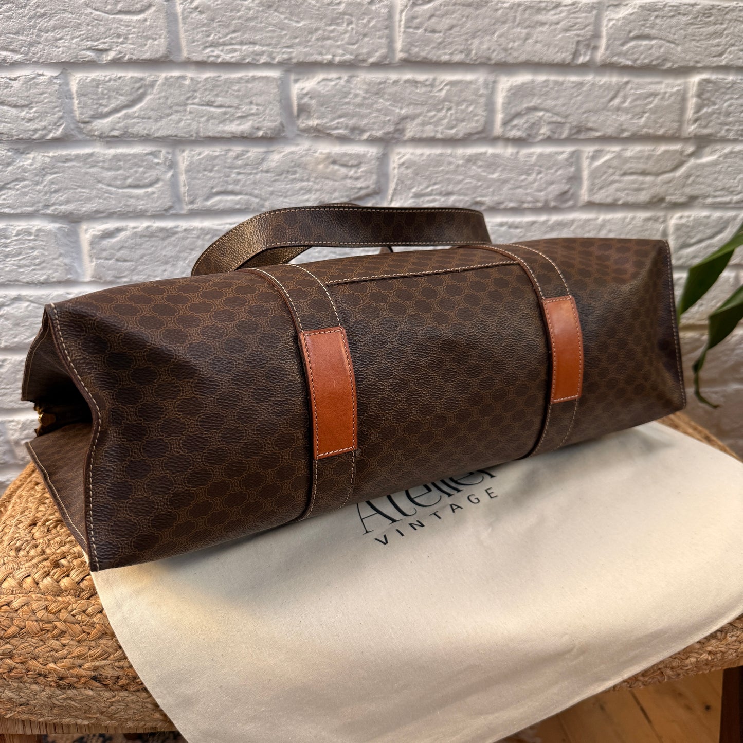 Celine Macadam Full Zip Tote Bag