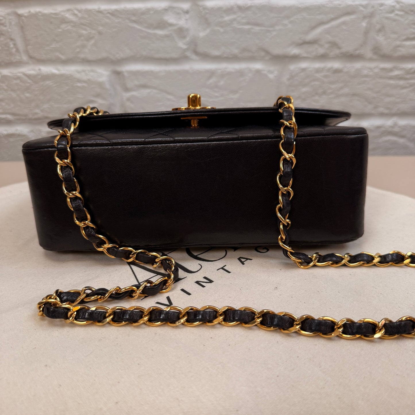 Chanel 1991 Vintage Classic Diana Small