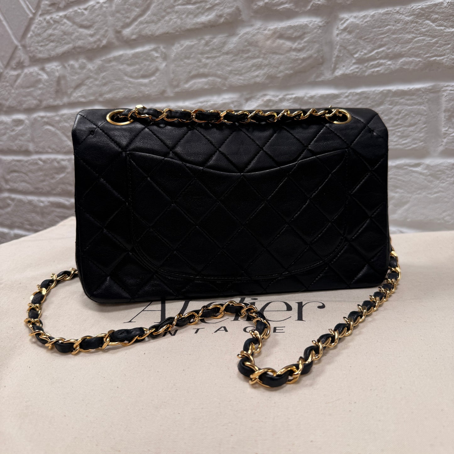 Chanel 1989 Black Classic Double Flap Small