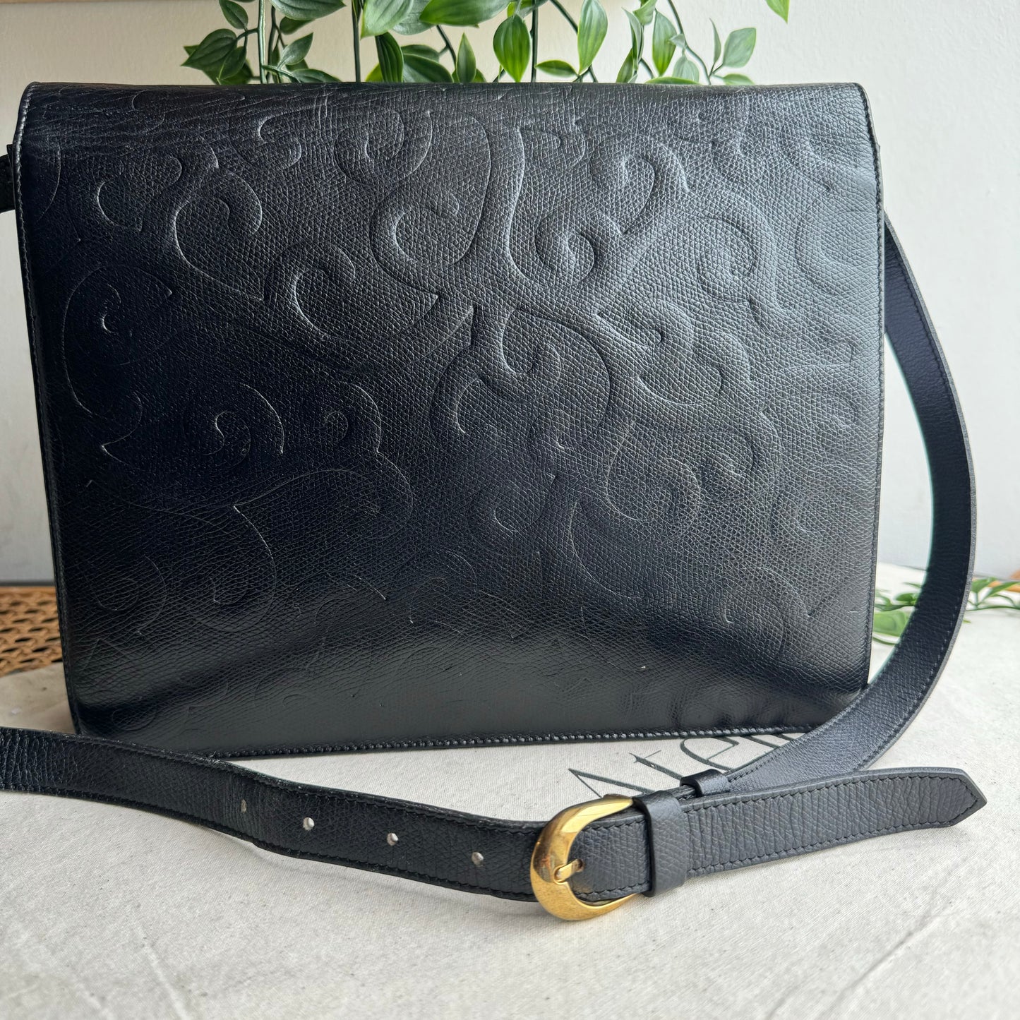 Saint Laurent 1980s Arabesque Cross Body Bag
