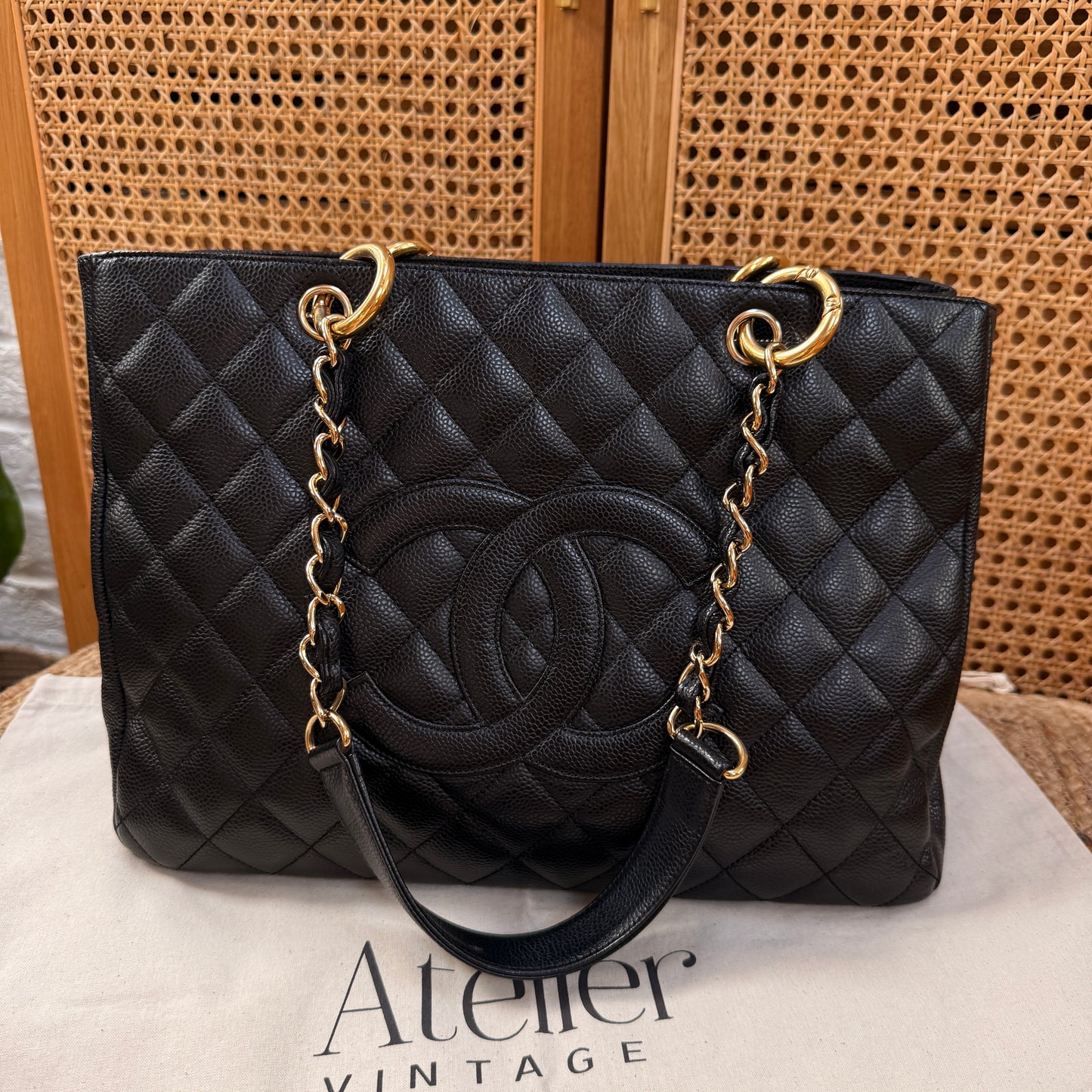 Chanel Classic Black Caviar GST