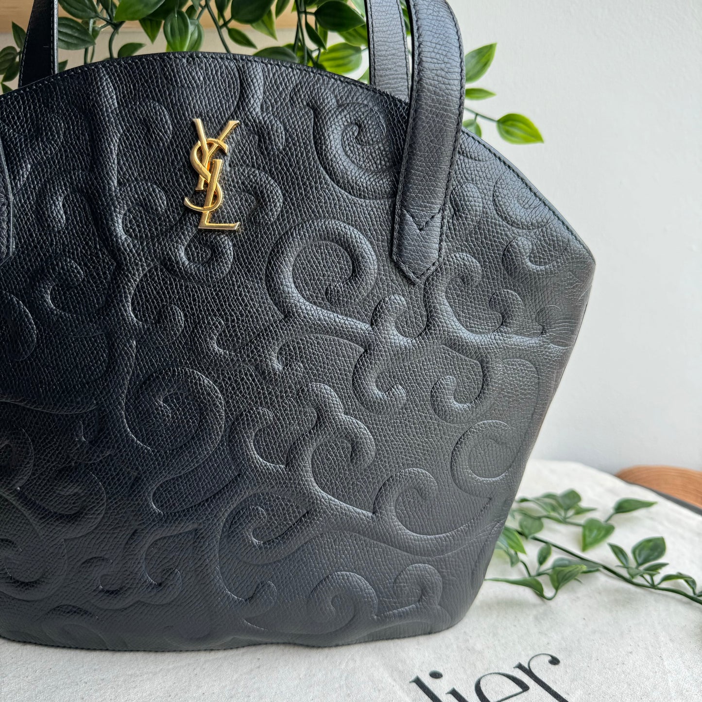 Saint Laurent 1980s Arabesque Tote
