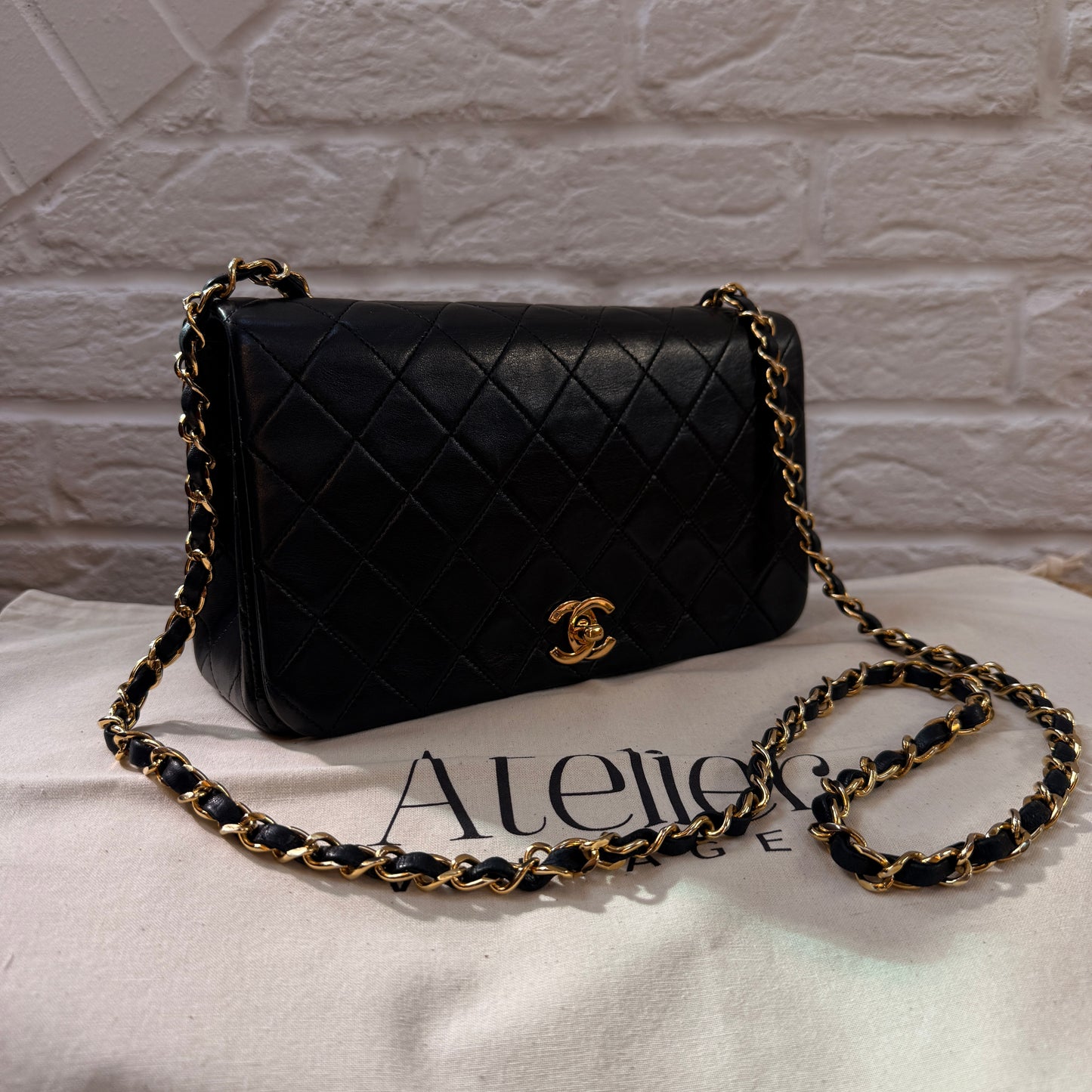 Chanel 1989 Classic Medium Rectangle Full Flap