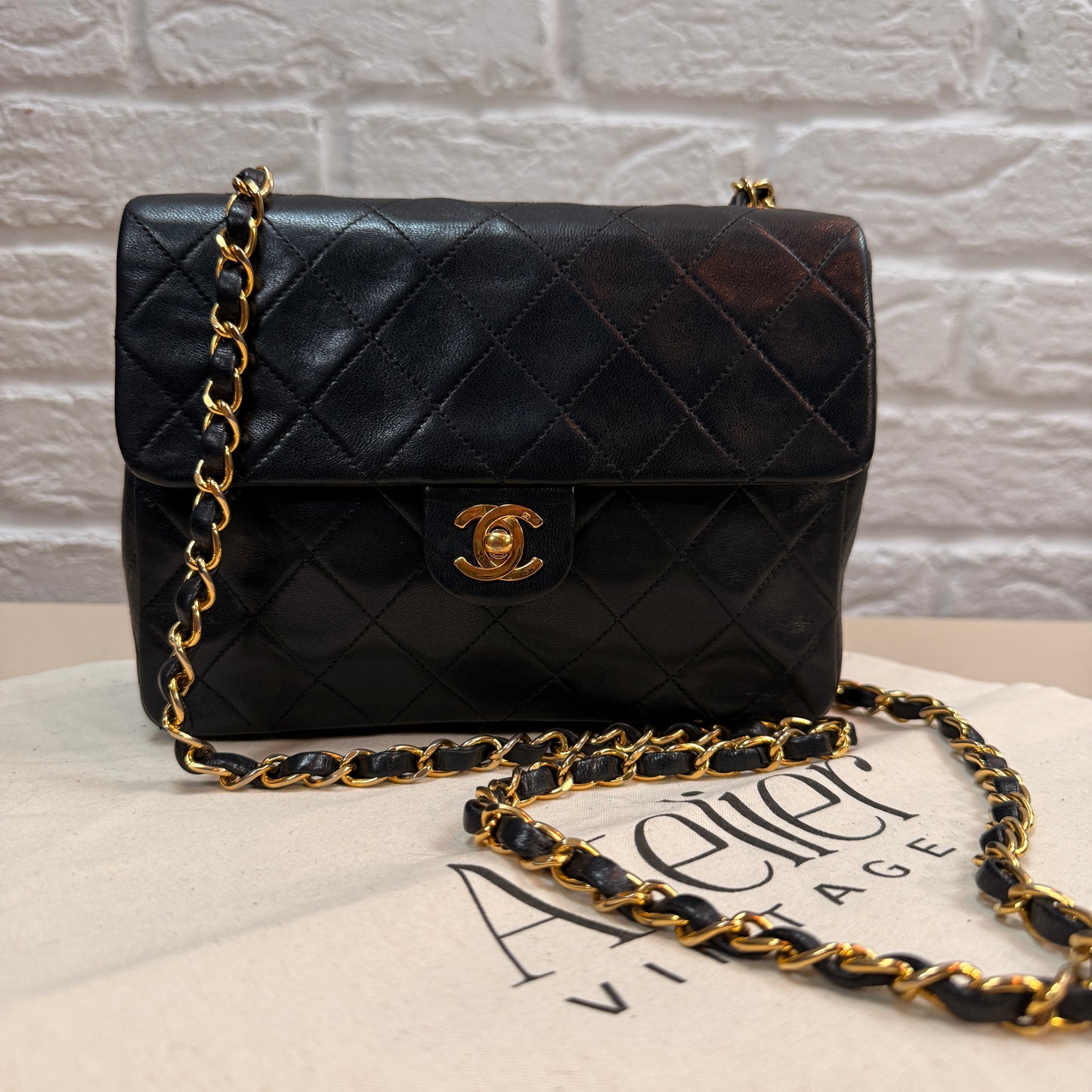 Chanel 1991 Classic Square Single Flap Medium
