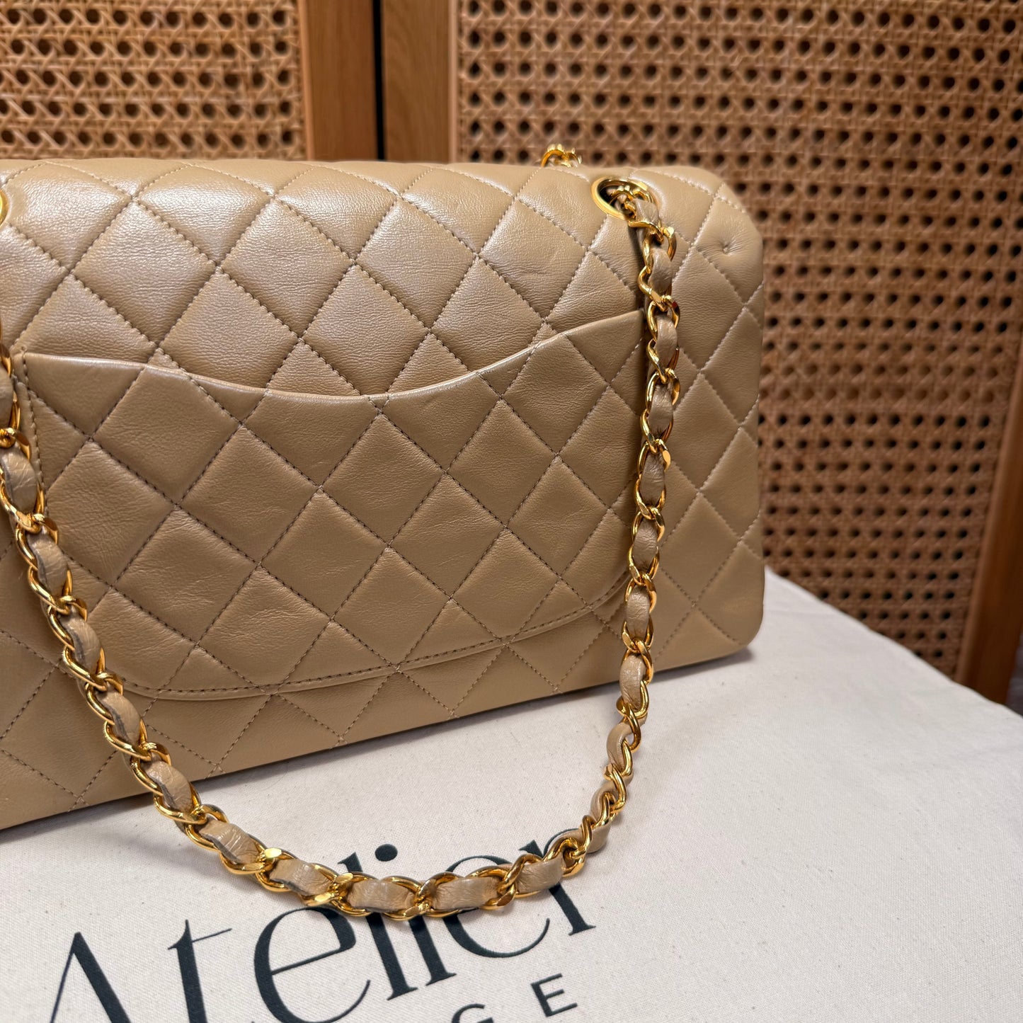 Chanel Rare 1989 Classic Double Flap Medium in Caramel
