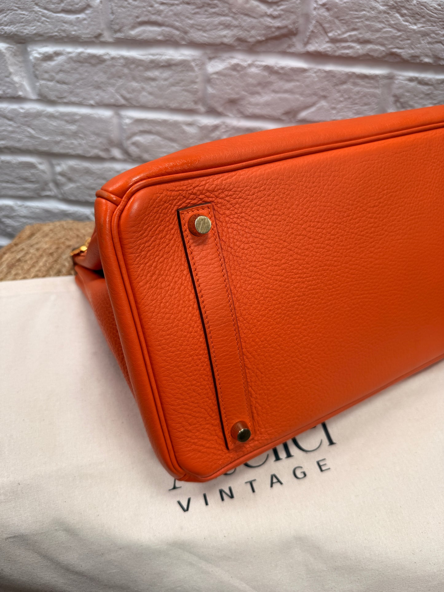 Hermes Birkin 35 Clemence Leather 2011
