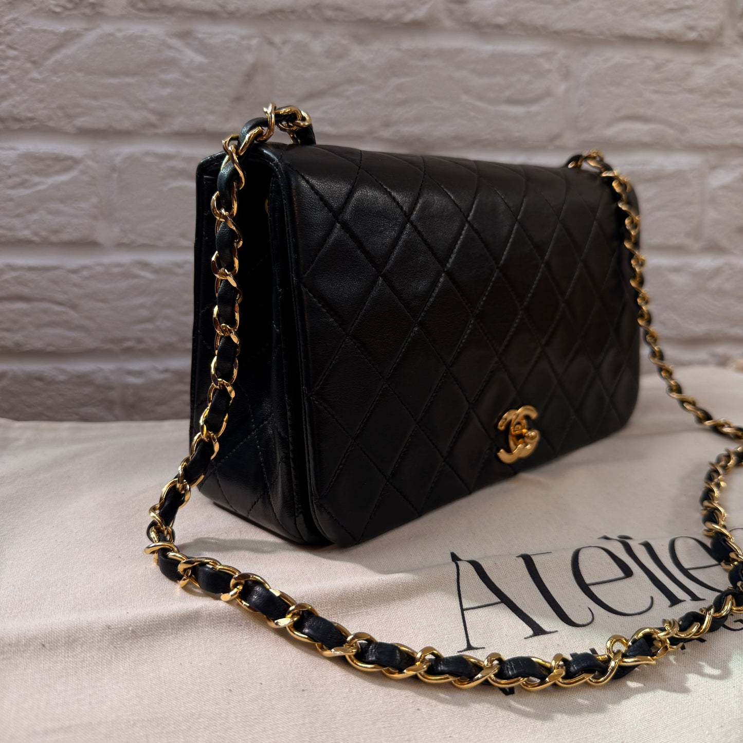 Chanel 1989 Classic Medium Rectangle Full Flap