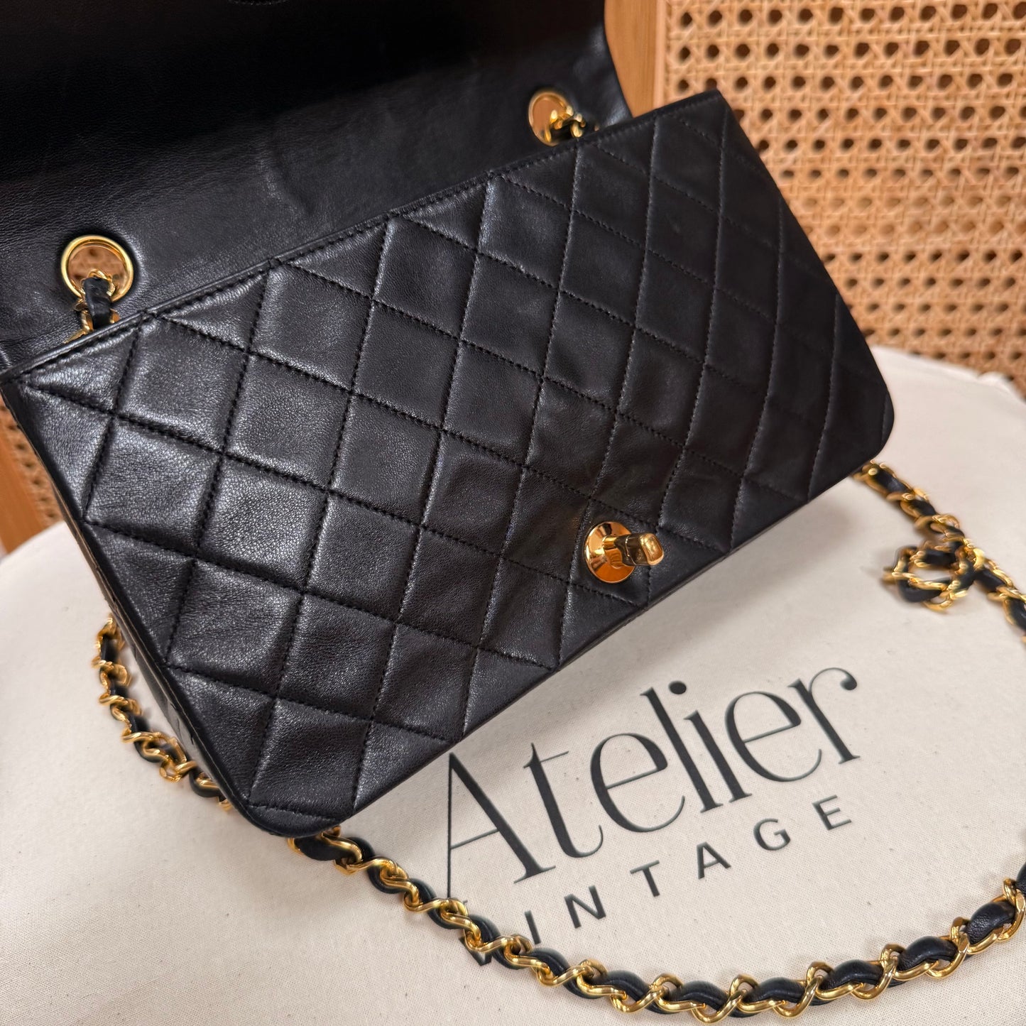 Chanel 1989 Classic Medium Rectangle Full Flap