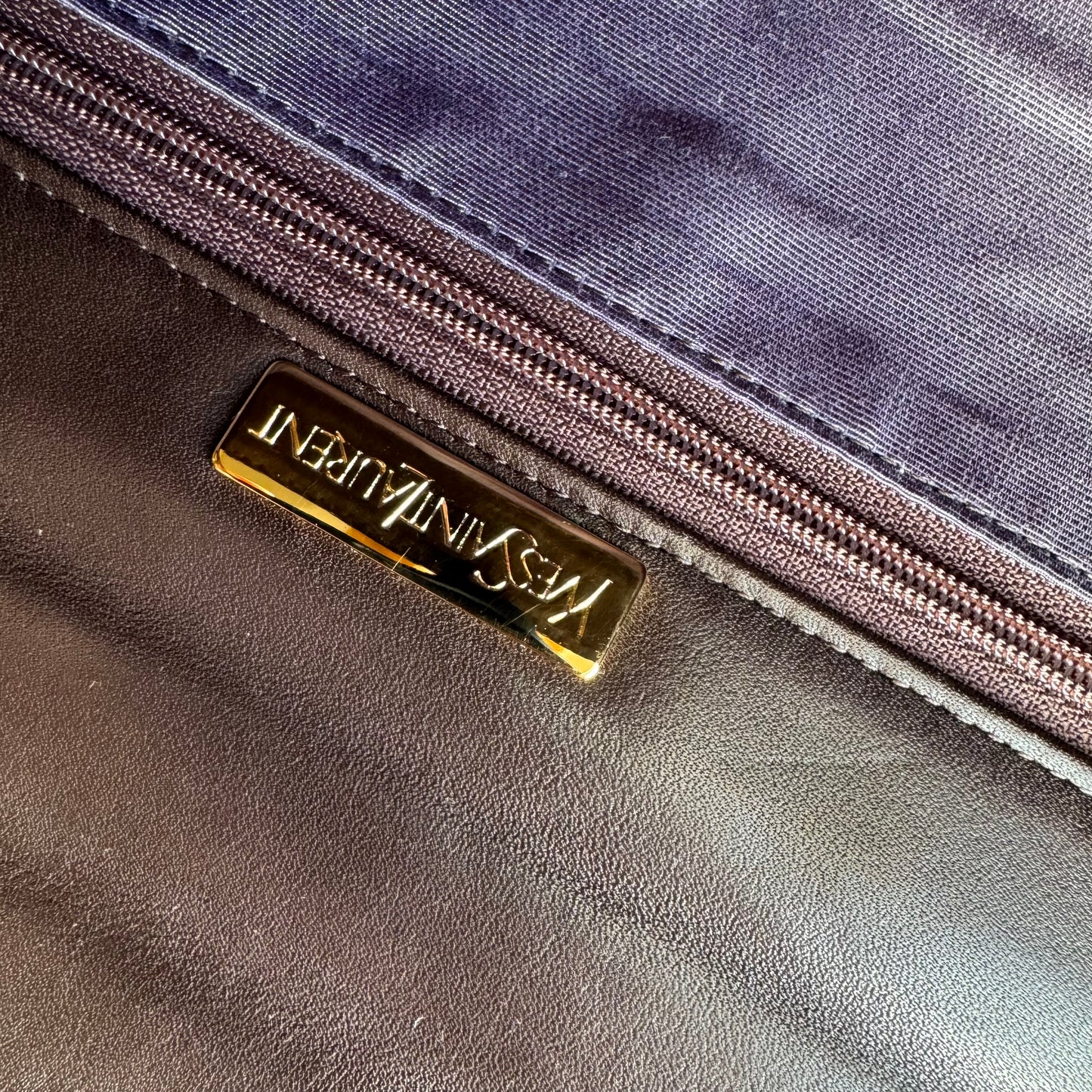 Saint Laurent 1980s Vintage Envelope Bag