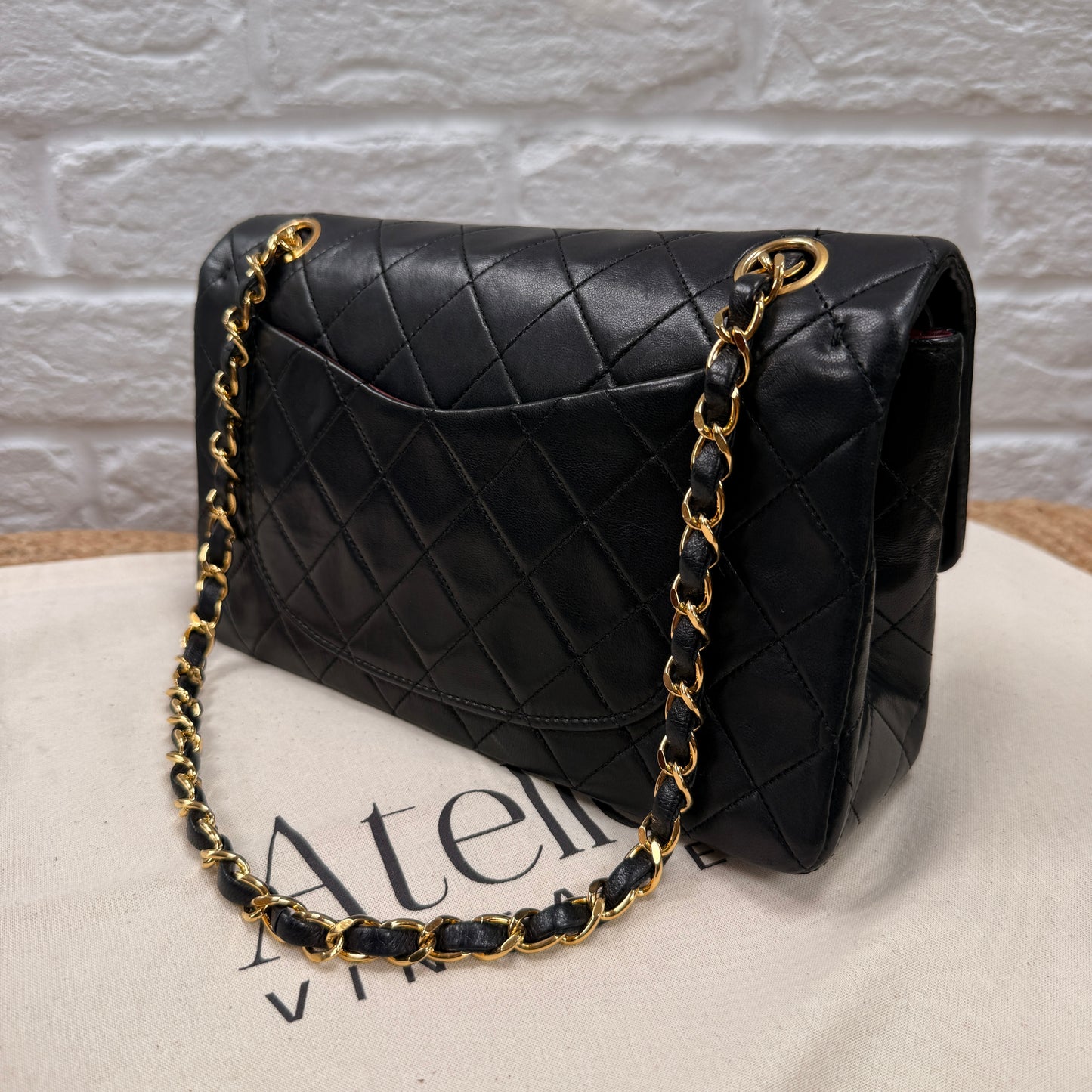Chanel 1989 Black Classic Double Flap Small