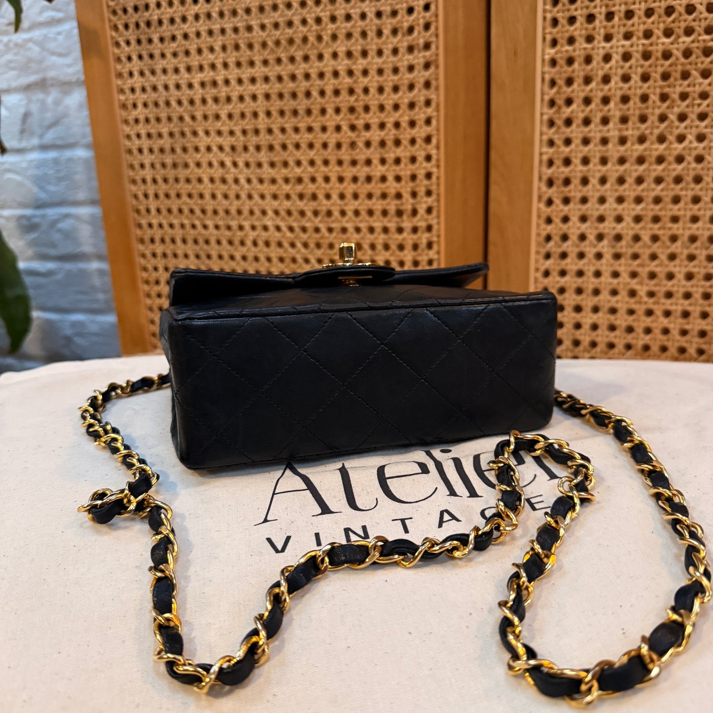 Chanel 1991 Classic Single Flap Square Small