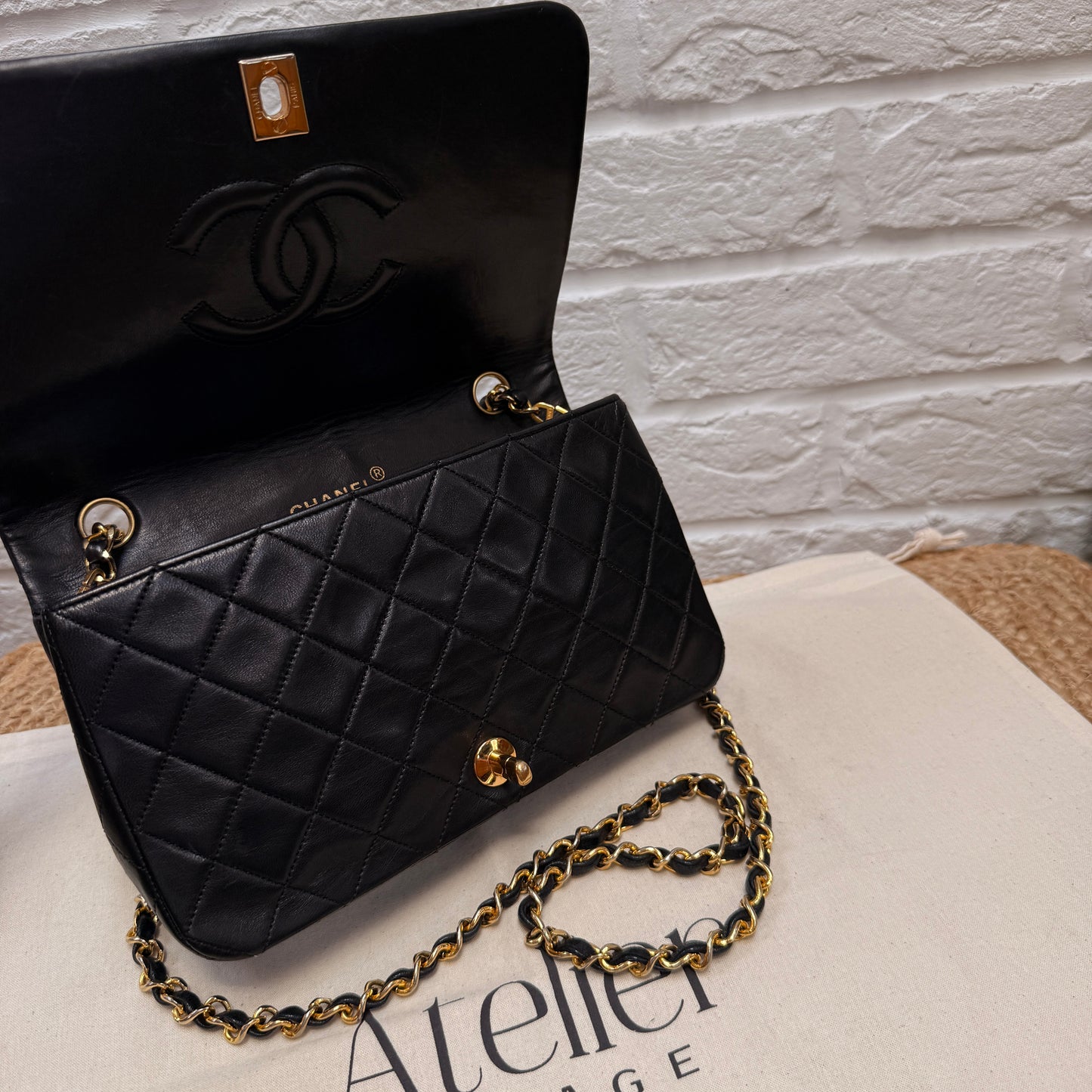 Chanel 1989 Classic Medium Rectangle Full Flap