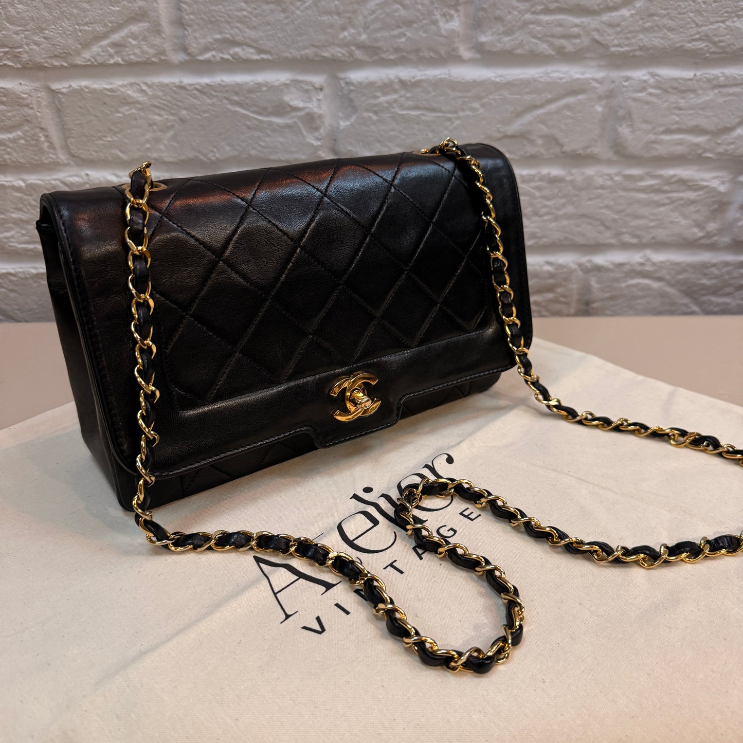 Chanel 1989 Classic Medium Rectangle square Flap