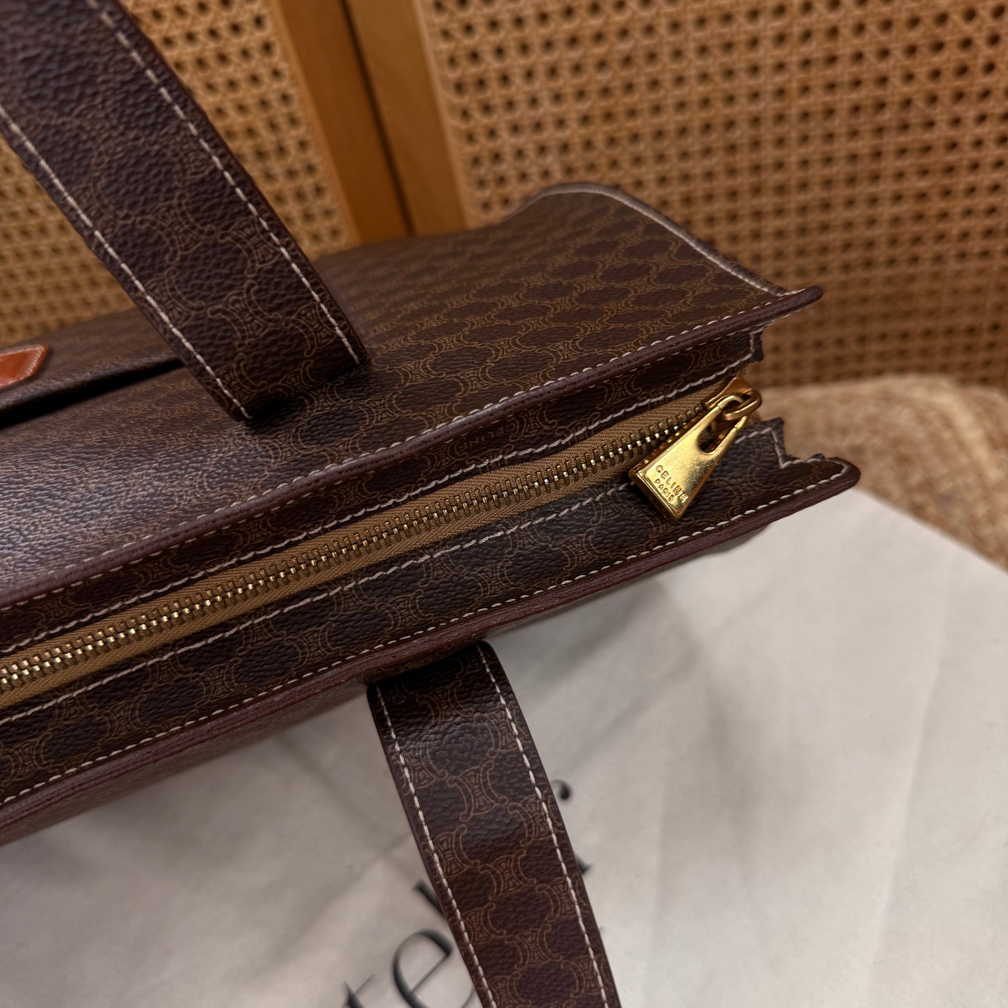 Celine Macadam Full Zip Tote Bag