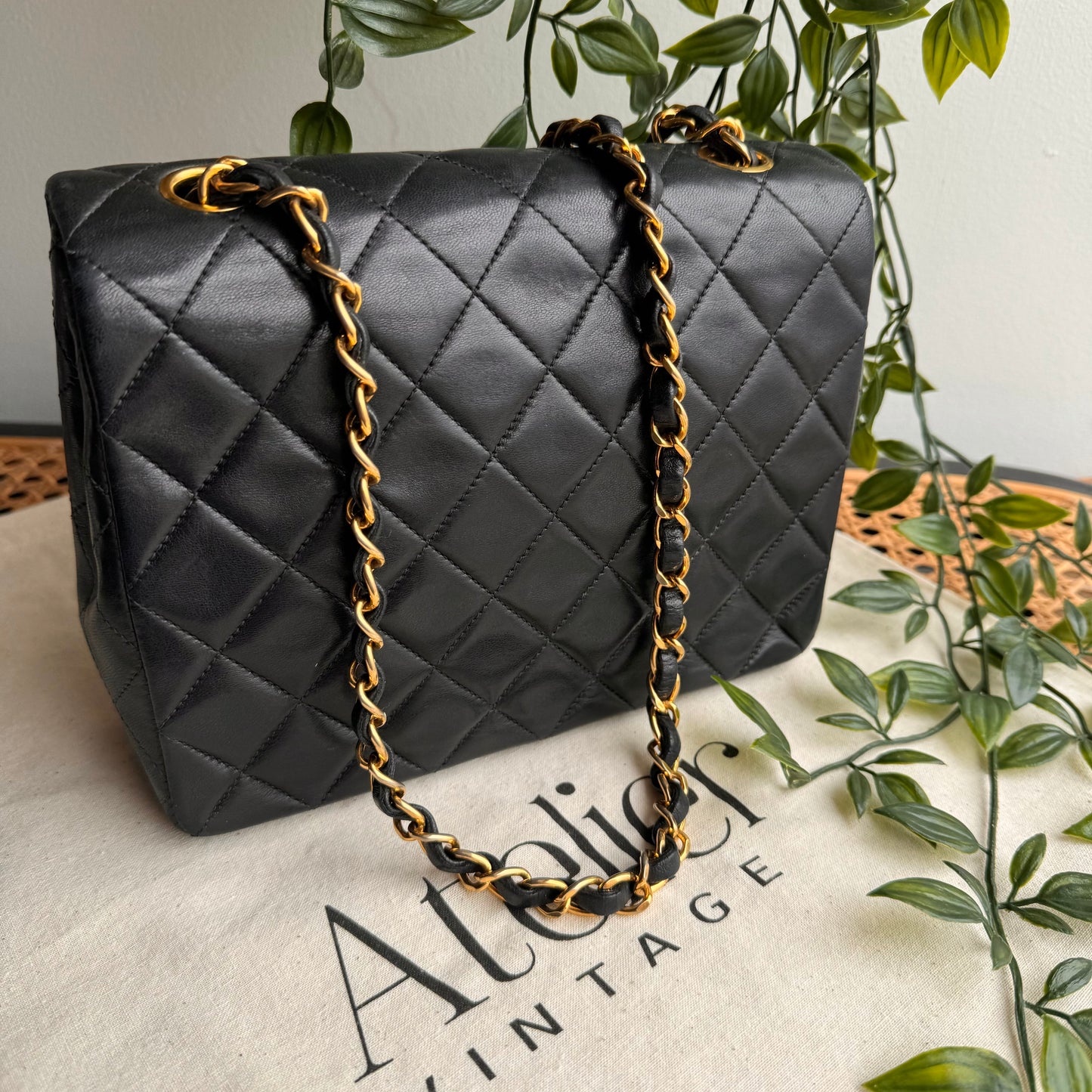 Chanel 1991 Classic Square Single Flap Medium