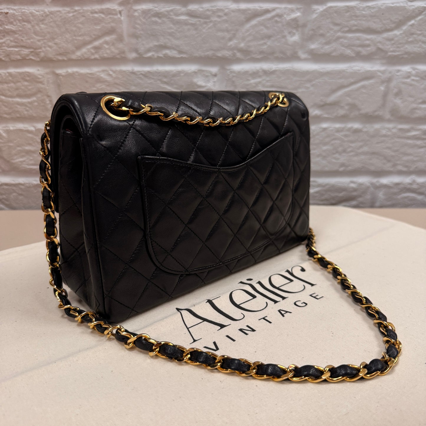 Chanel 1986 Black Classic Double Flap Small
