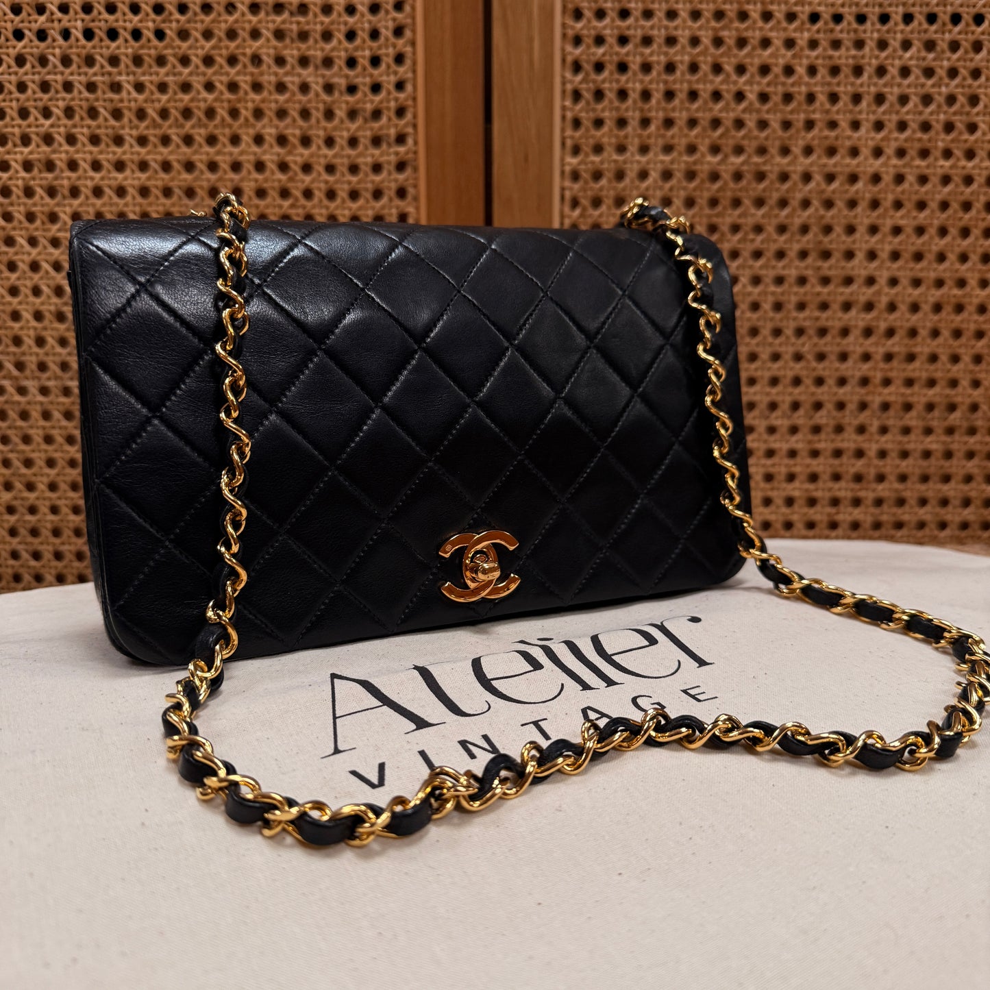 Chanel 1989 Classic Medium Rectangle Full Flap