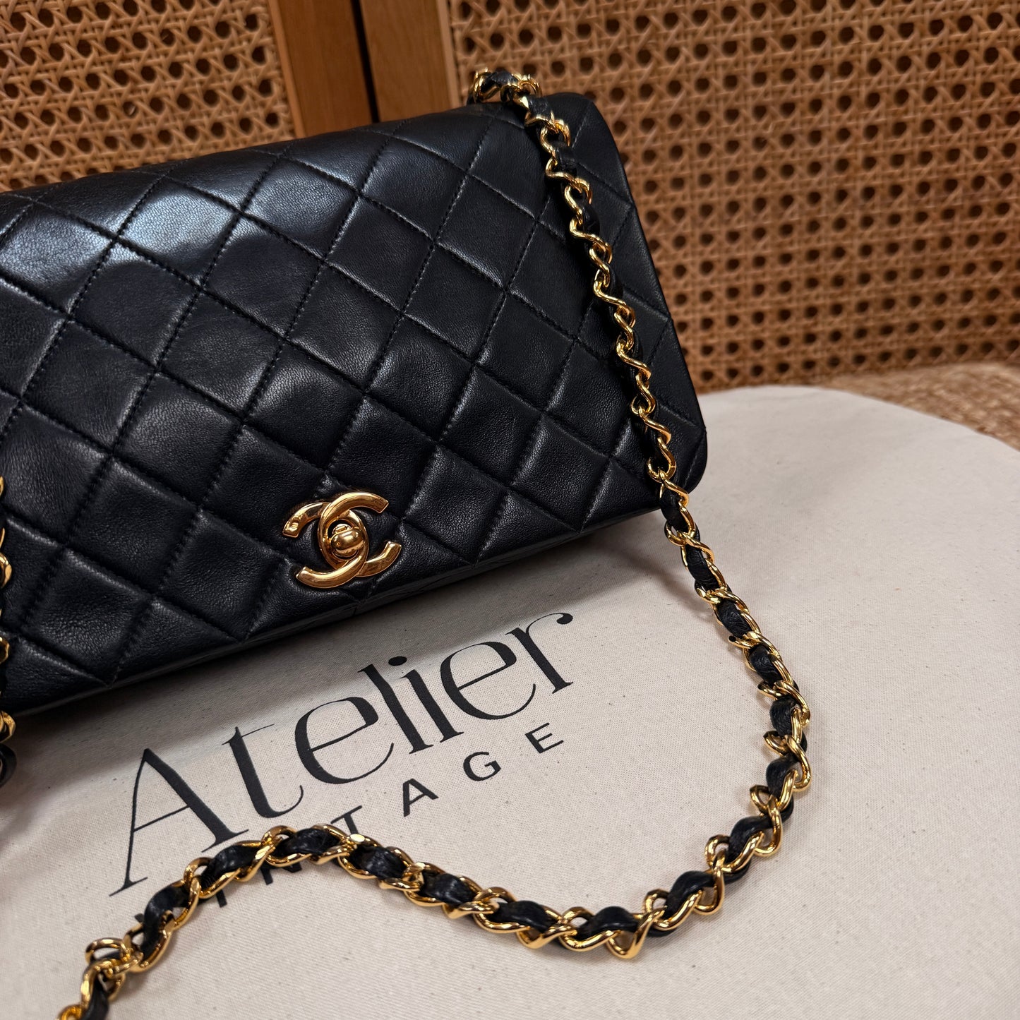 Chanel 1989 Classic Medium Rectangle Full Flap