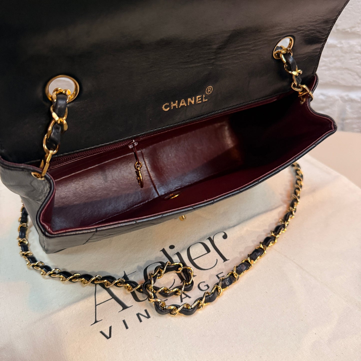 Chanel 1989 Classic Medium Rectangle square Flap