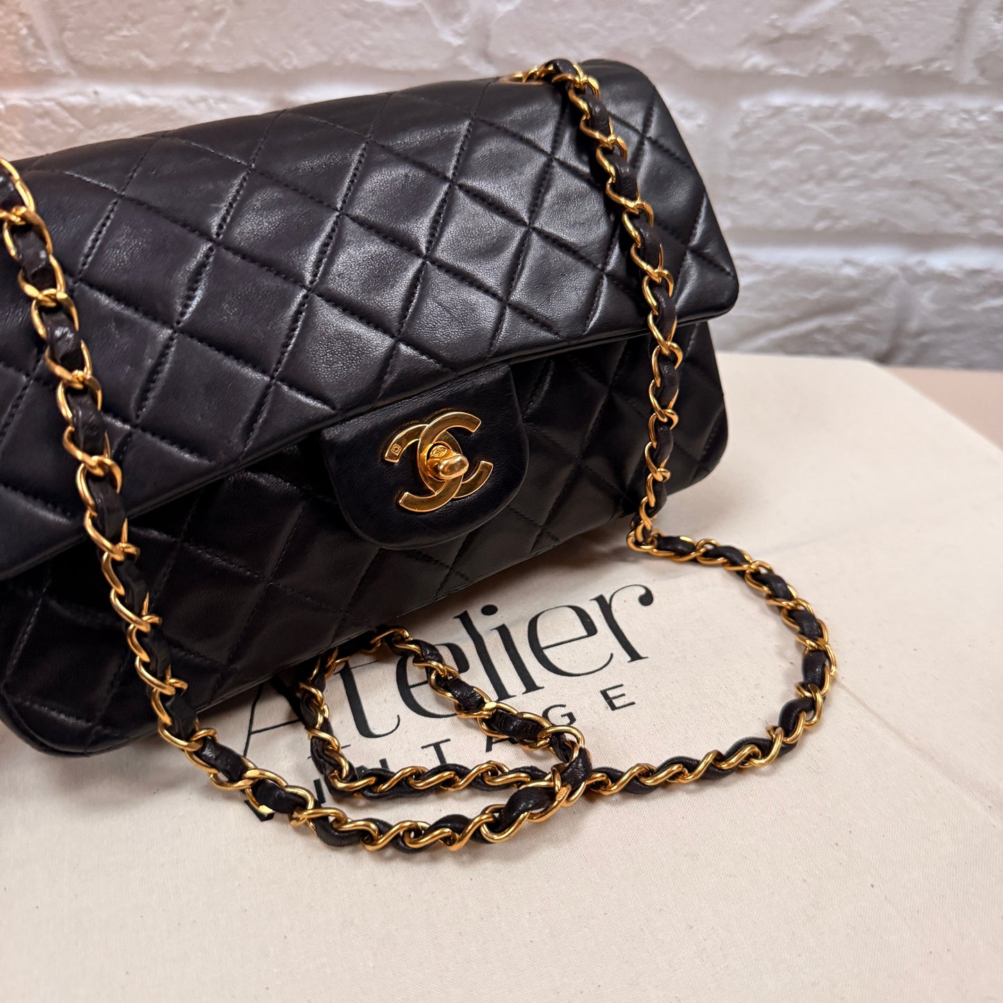 Chanel 1994 Black Classic Double Flap Small