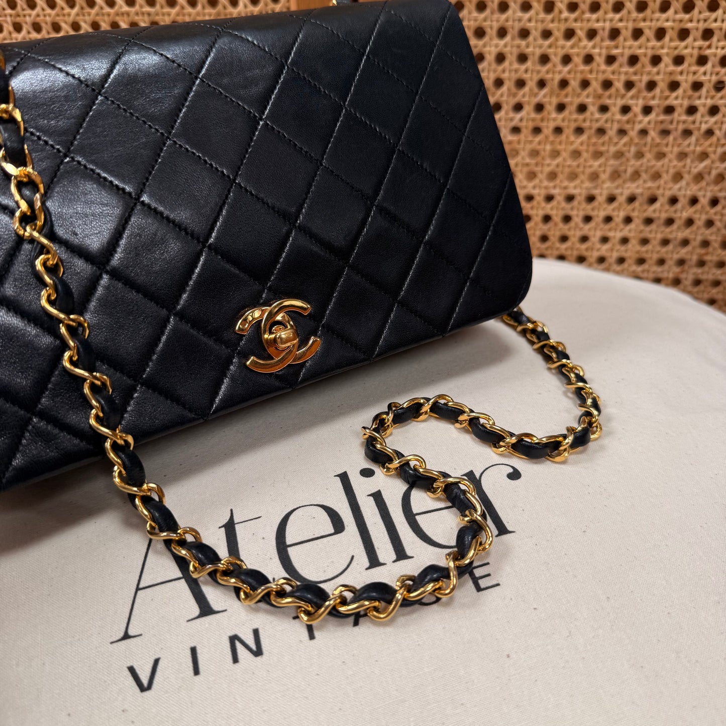 Chanel 1989 Classic Medium Rectangle Full Flap