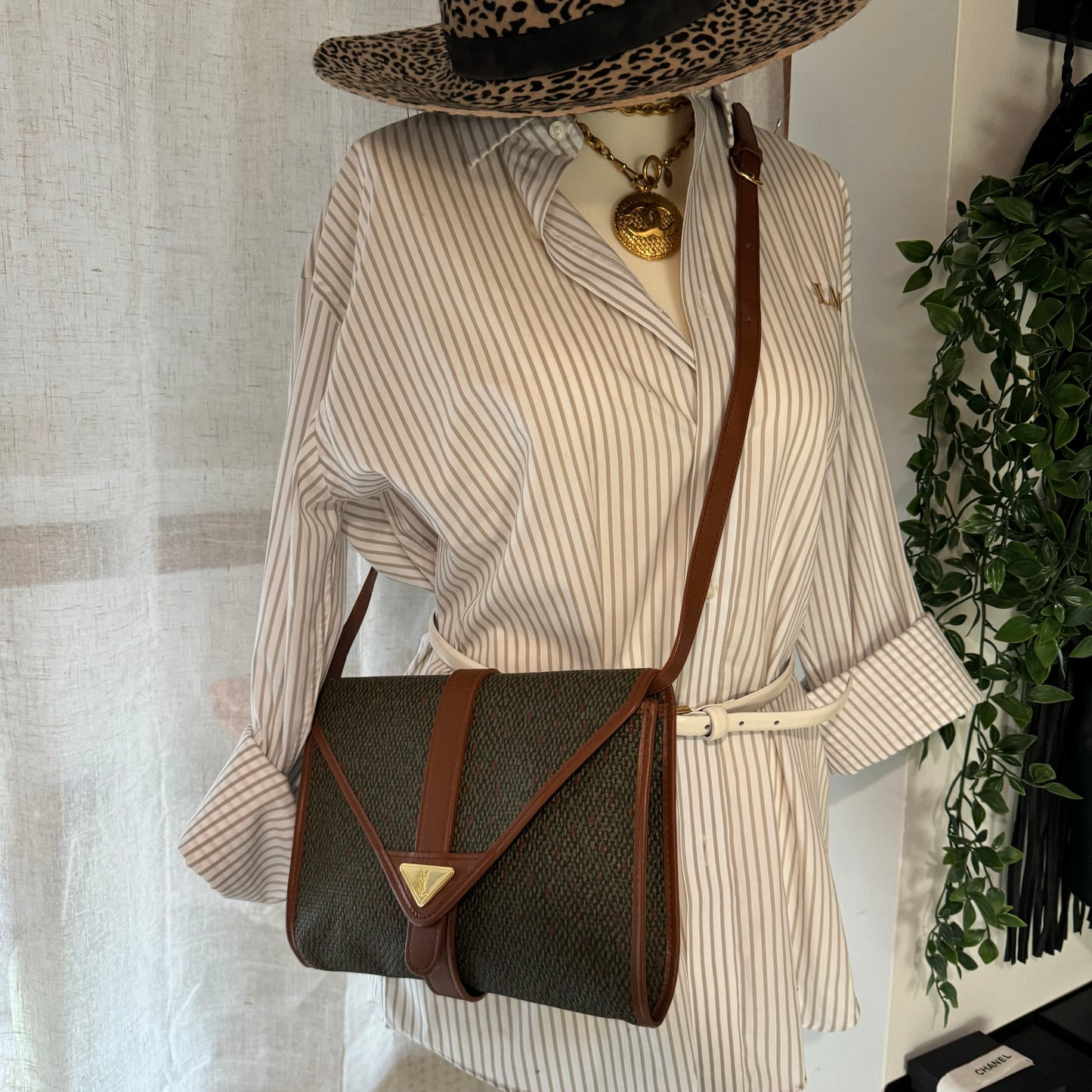 Saint Laurent 1980s Cross Body Two Way Bag