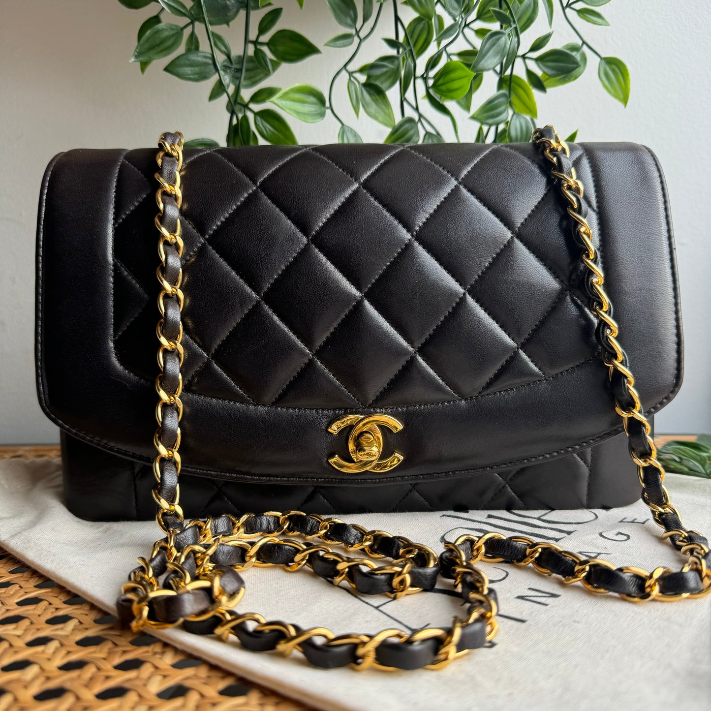 Chanel 1991 Vintage Classic  Medium Diana