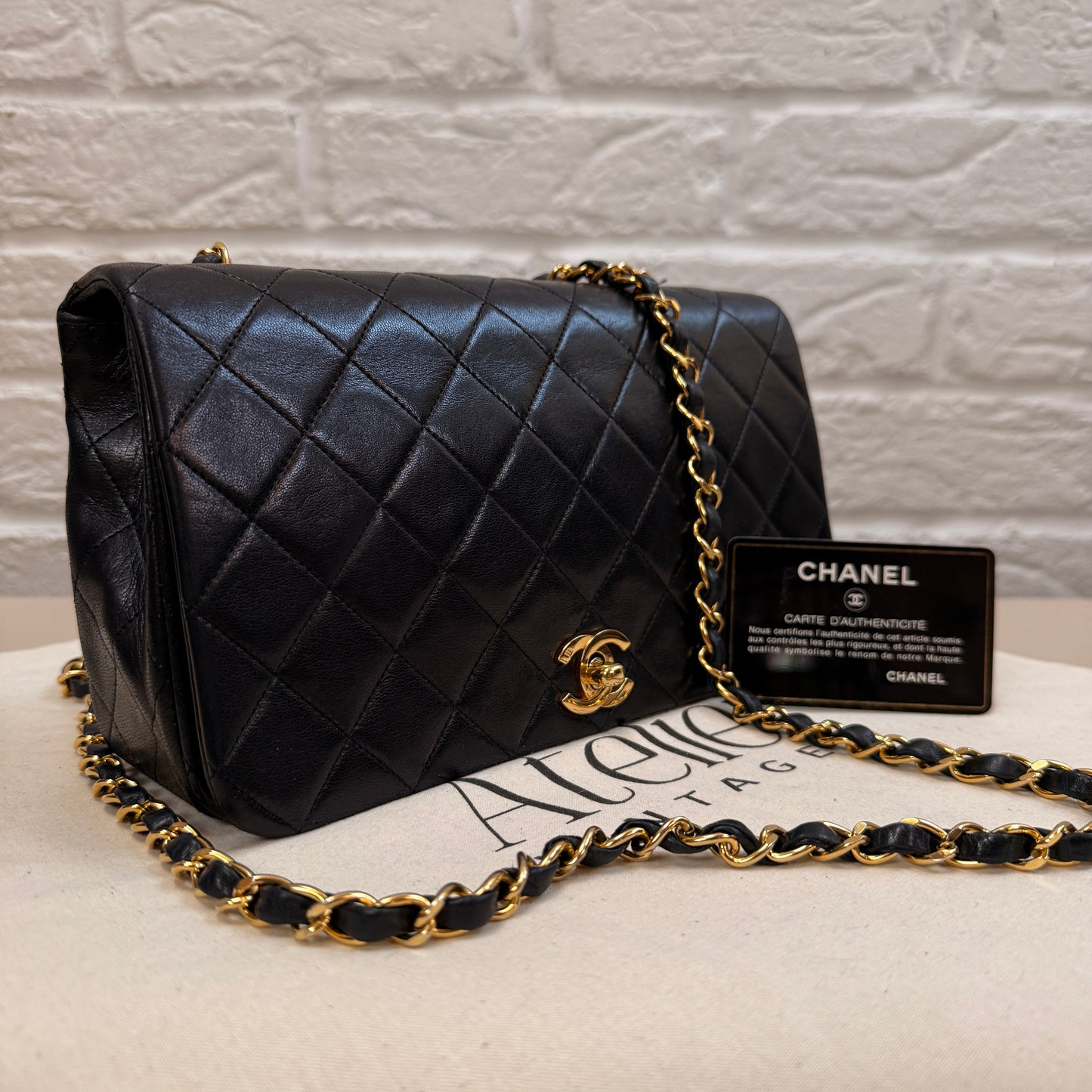 Chanel 1989 Classic Medium Rectangle Full Flap