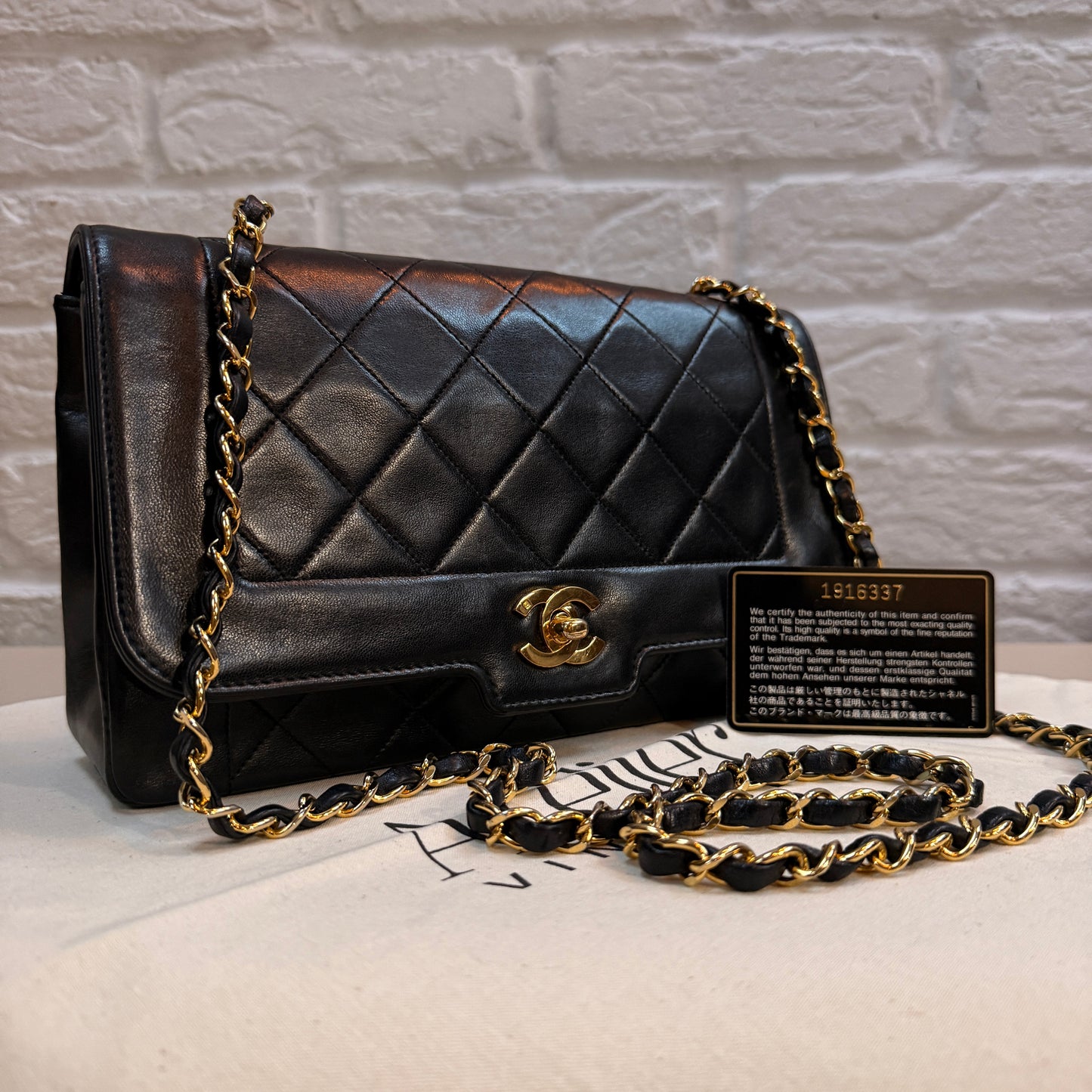 Chanel 1989 Classic Medium Rectangle square Flap