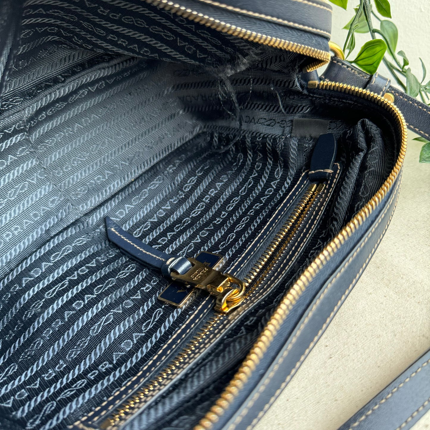 Prada Jacquard Camera Bag