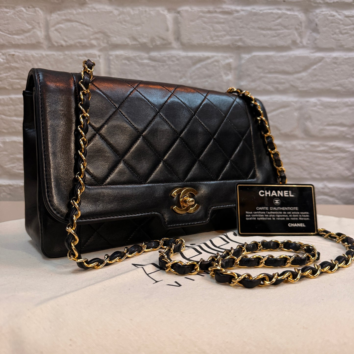 Chanel 1989 Classic Medium Rectangle square Flap