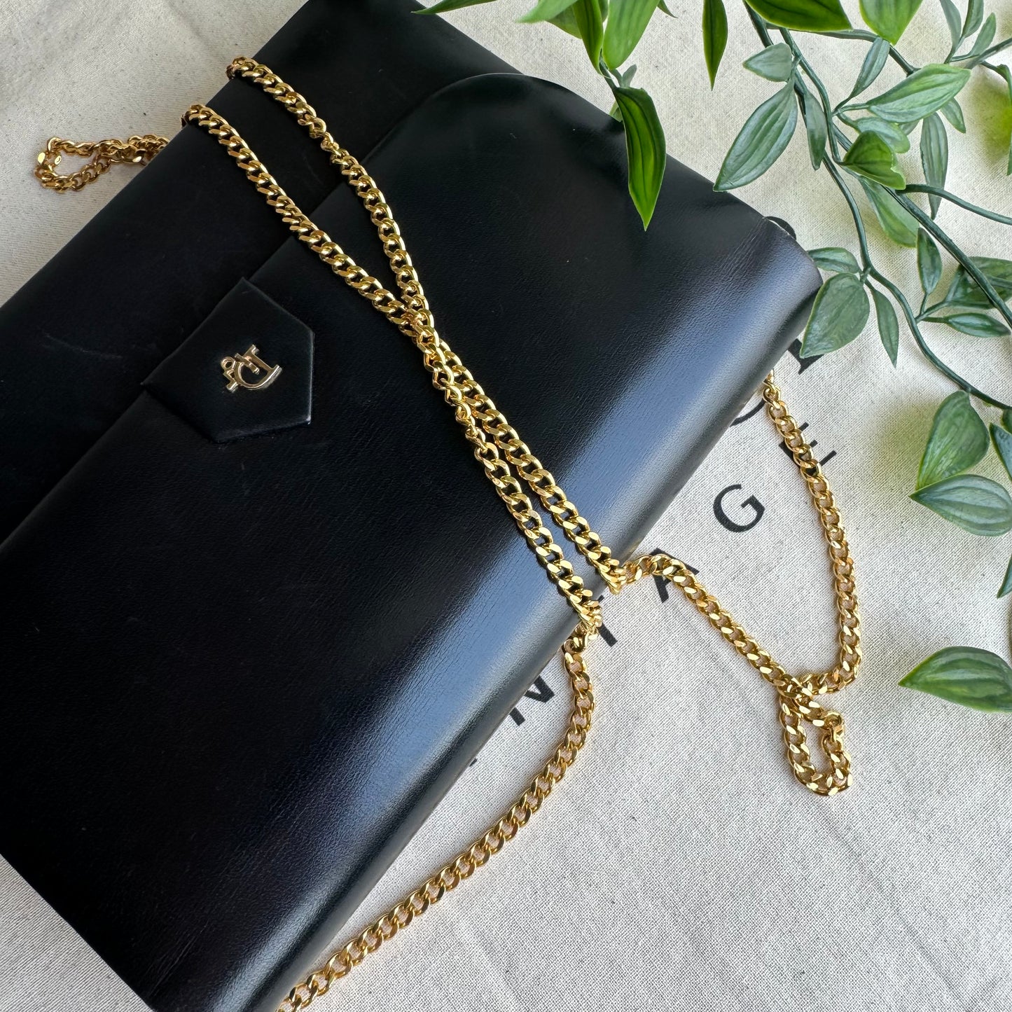 Dior 1980s Vintage Chain Strap Bag