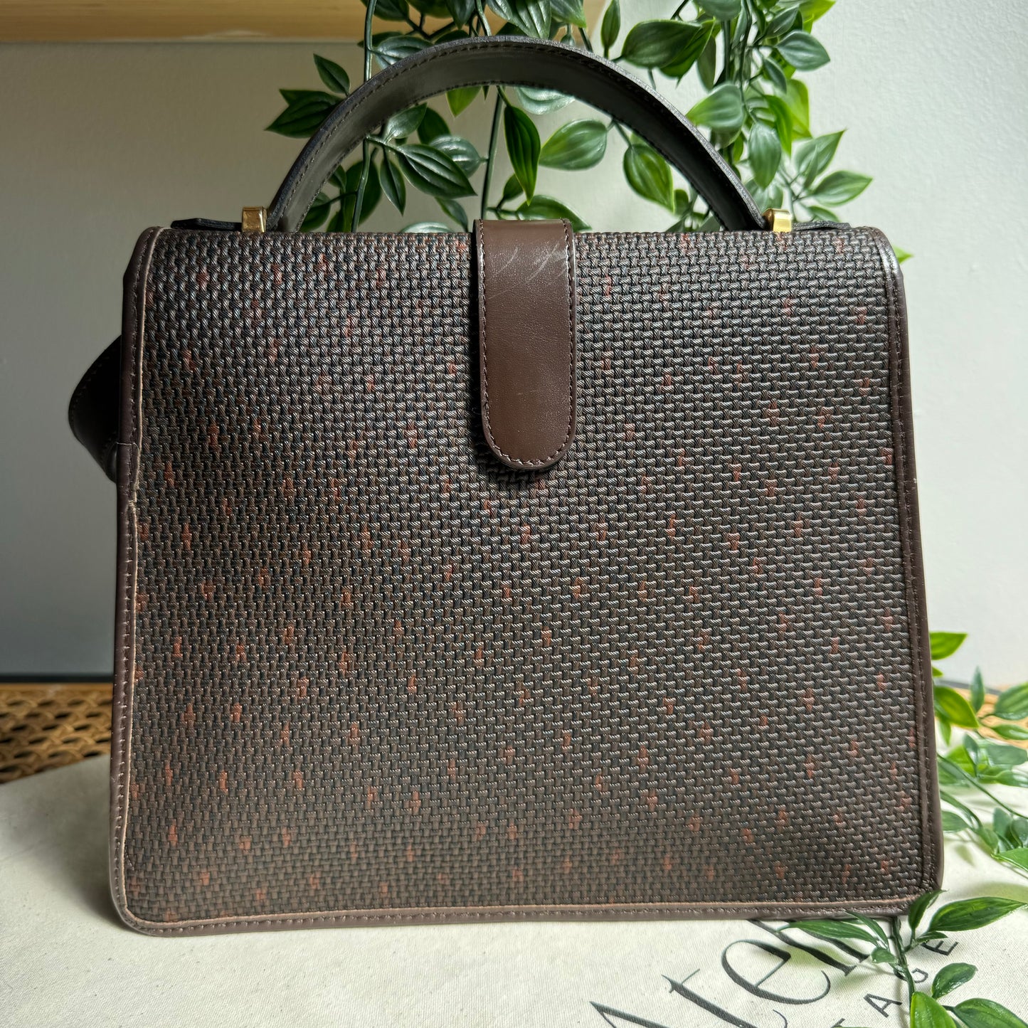 Saint Laurent 1980s Two Way Satchel