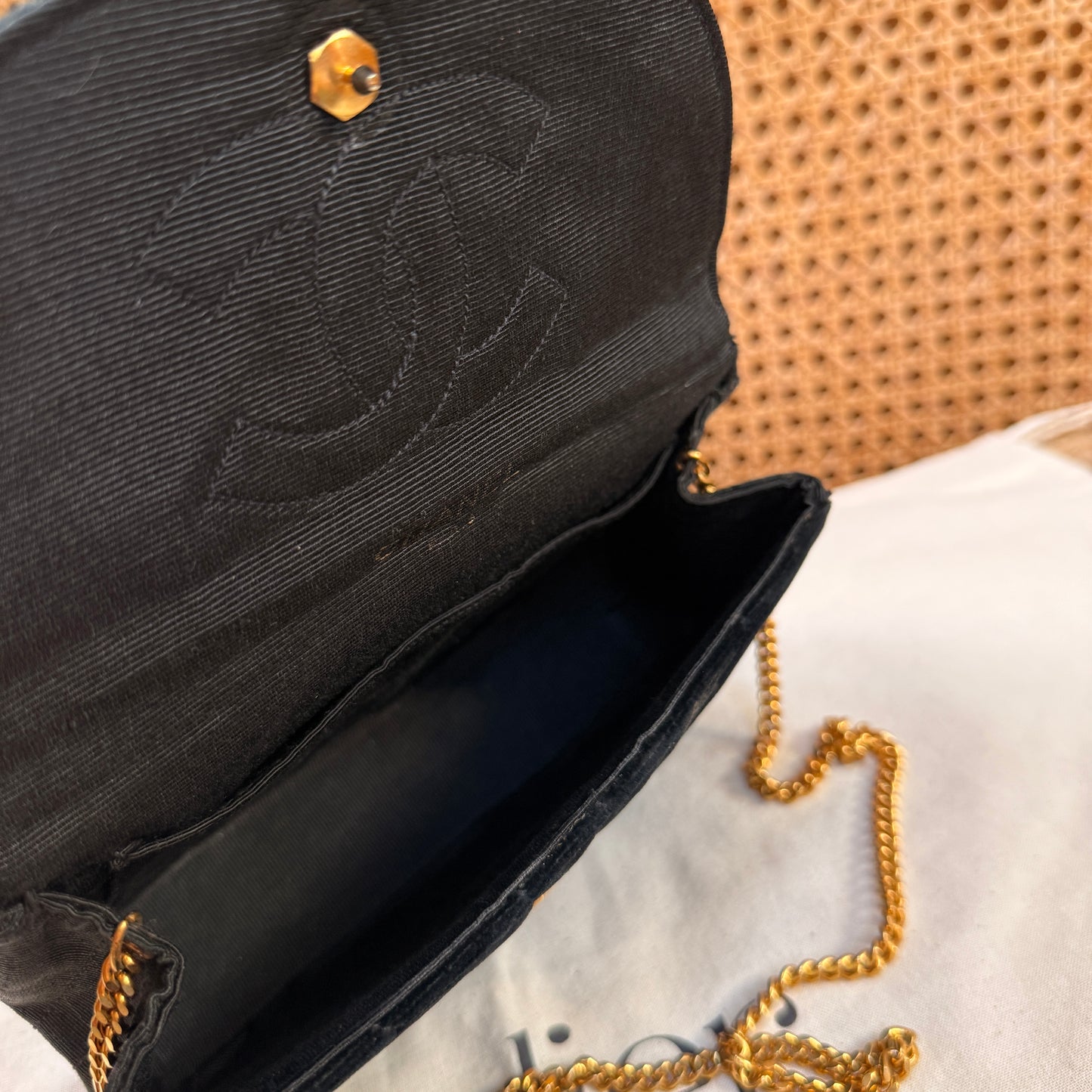 Chanel Early 1980s ULTRA RARE Sunburst Lions Head Single Flap
